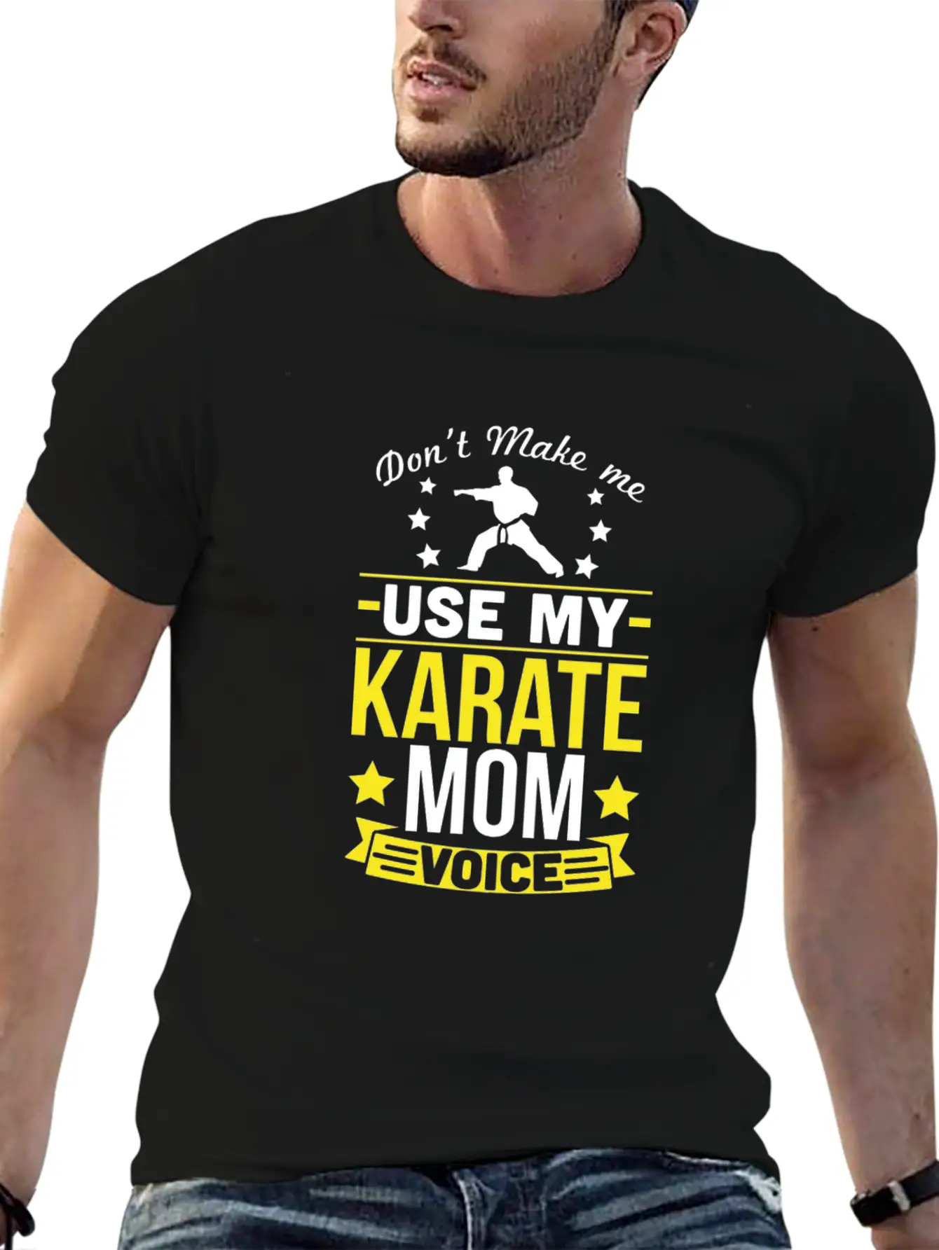 Karate Mom Voice T-Shirt Soft Cotton Short Sleeve Tee ¨C Unisex Wardrobe Staple