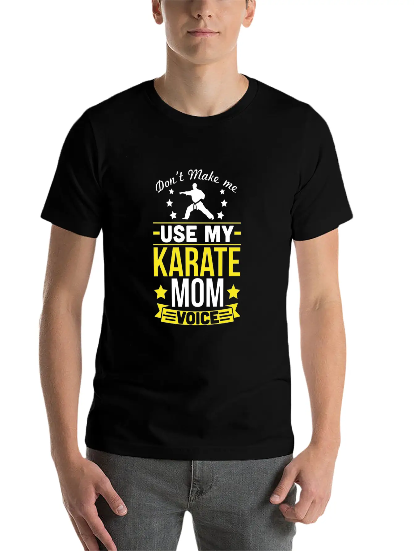 Karate Mom Voice T-Shirt Soft Cotton Short Sleeve Tee ¨C Unisex Wardrobe Staple