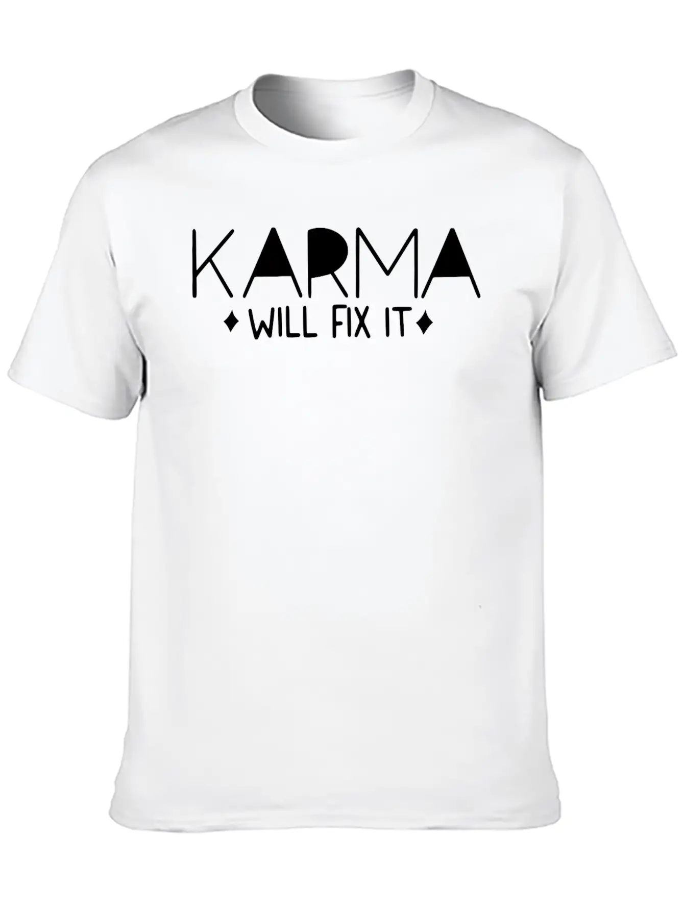 Karma Will Fix It ( Sarcastic Quotes) Soft Cotton Short Sleeve Tee ¨C Unisex Wardrobe Staple