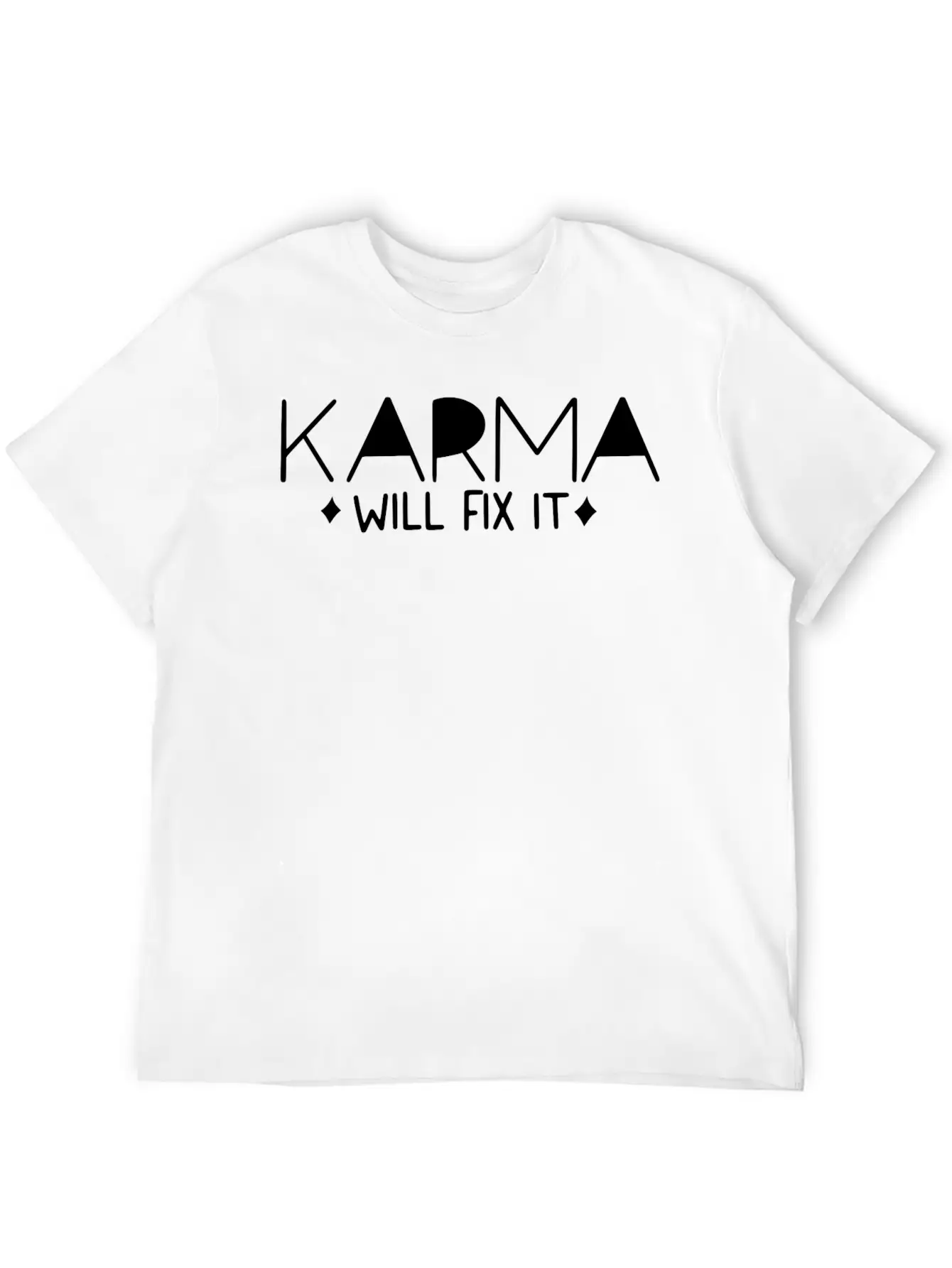 Karma Will Fix It ( Sarcastic Quotes) Soft Cotton Short Sleeve Tee ¨C Unisex Wardrobe Staple