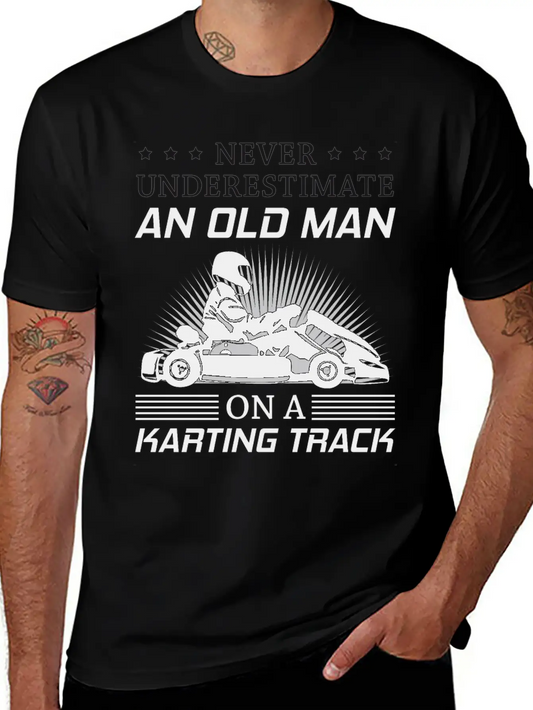 Kart Go-kart Karting Kart Racing Grandpa Dad Gift Essential Cotton Tee For Daily Outfits ¨C Unisex Style