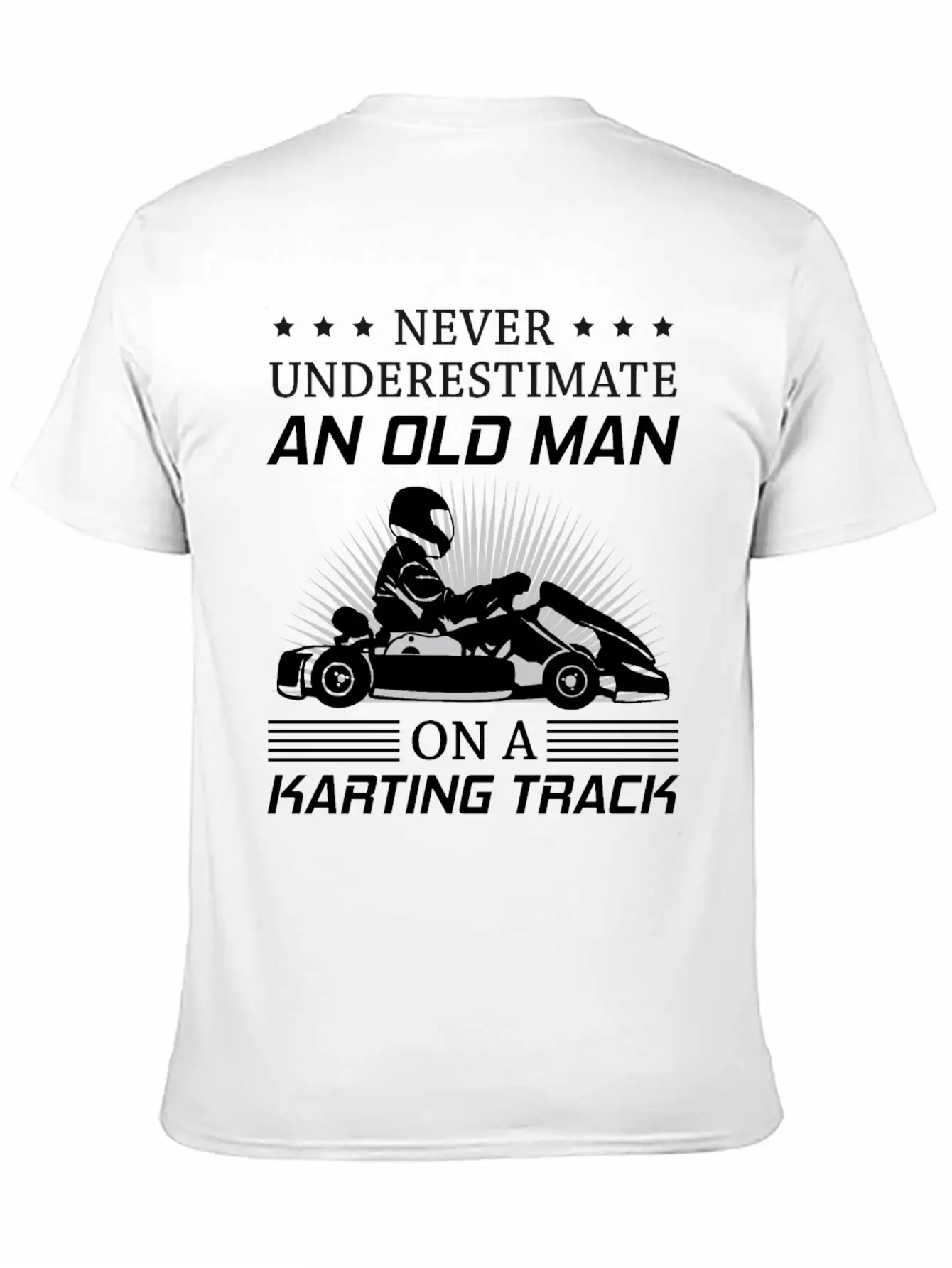 Kart Go-kart Karting Kart Racing Grandpa Dad Gift Essential Cotton Tee For Daily Outfits ¨C Unisex Style