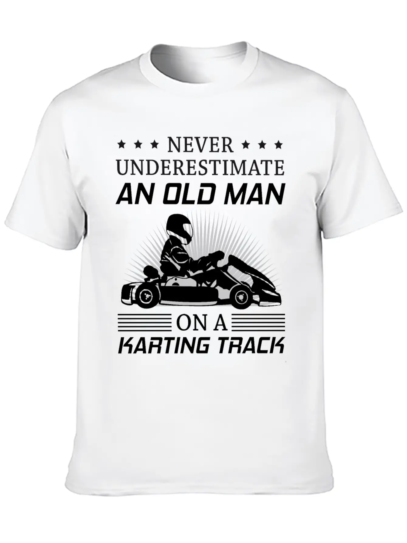 Kart Go-kart Karting Kart Racing Grandpa Dad Gift Essential Cotton Tee For Daily Outfits ¨C Unisex Style