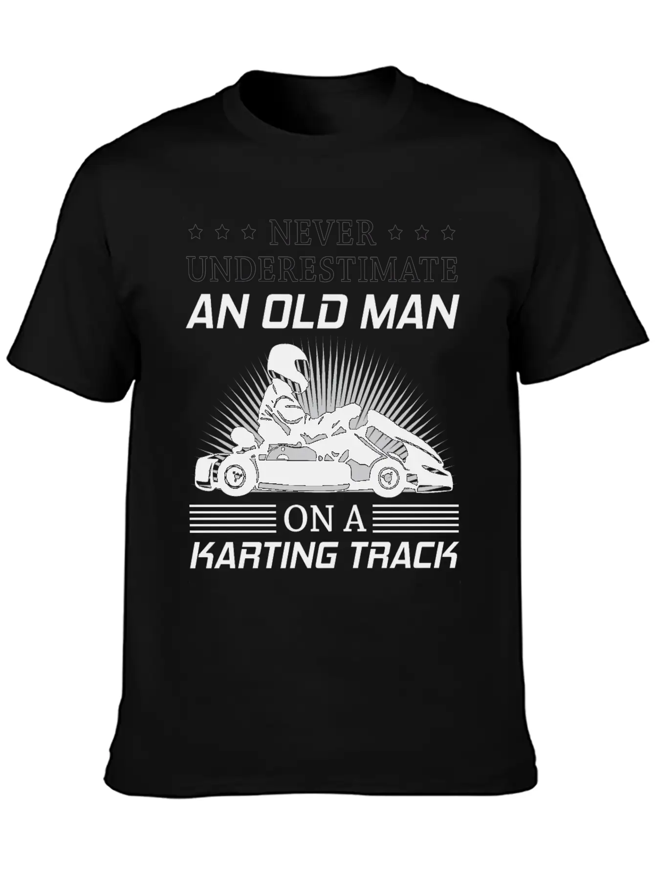 Kart Go-kart Karting Kart Racing Grandpa Dad Gift Essential Cotton Tee For Daily Outfits ¨C Unisex Style