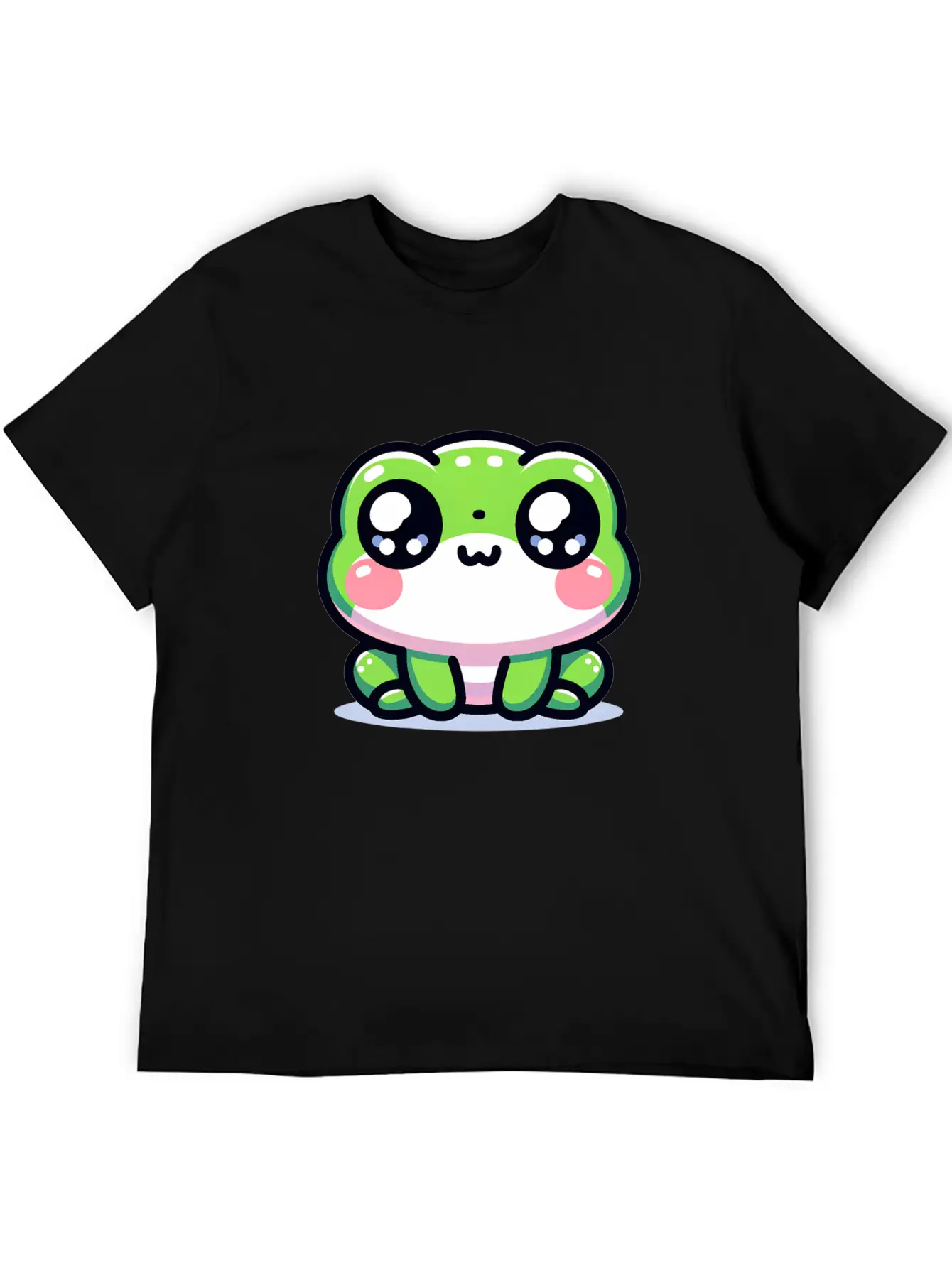 Kawaii Frog Soft Cotton Short Sleeve Tee ¨C Unisex Wardrobe Staple