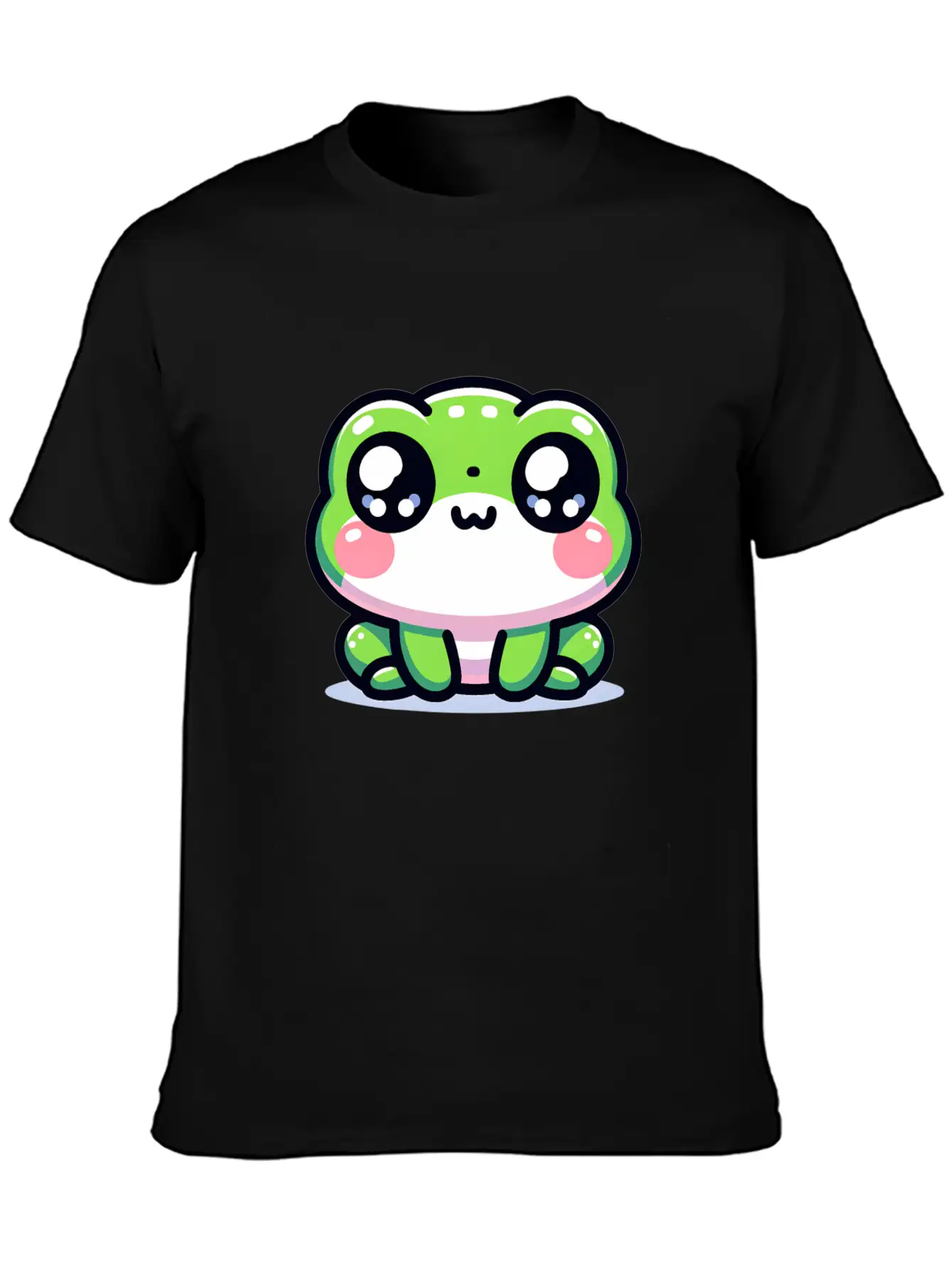 Kawaii Frog Soft Cotton Short Sleeve Tee ¨C Unisex Wardrobe Staple