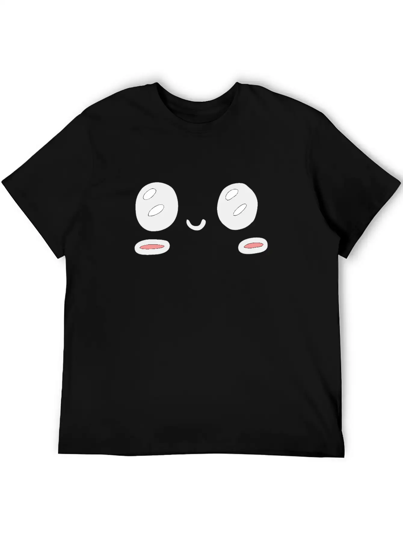Kawaii Happy Tears Soft Cotton Short Sleeve Tee ¨C Unisex Wardrobe Staple