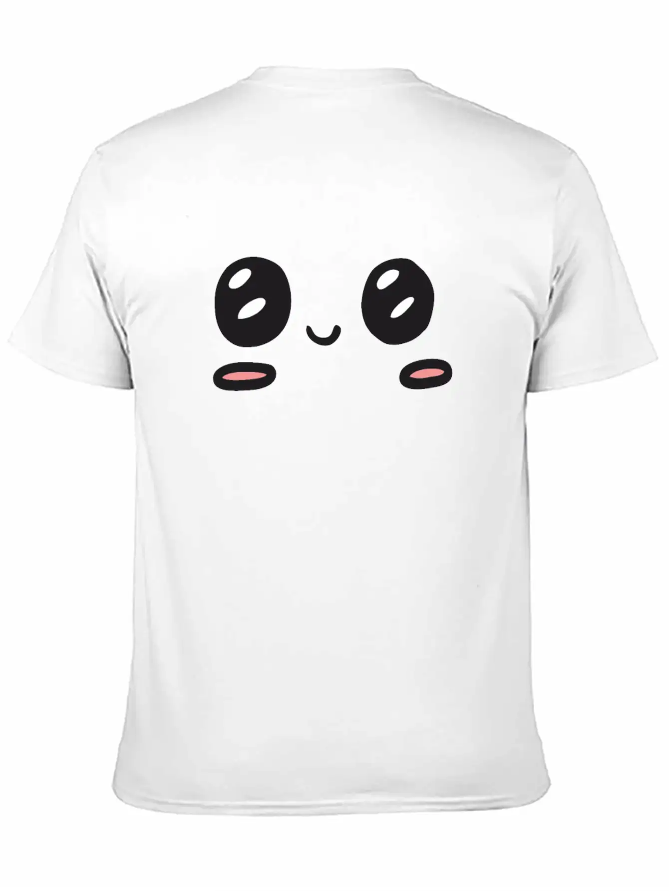 Kawaii Happy Tears Soft Cotton Short Sleeve Tee ¨C Unisex Wardrobe Staple