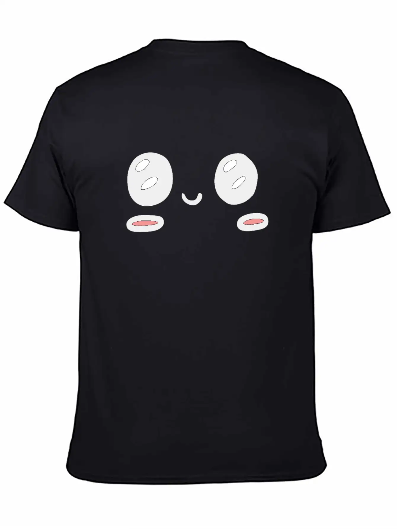 Kawaii Happy Tears Soft Cotton Short Sleeve Tee ¨C Unisex Wardrobe Staple