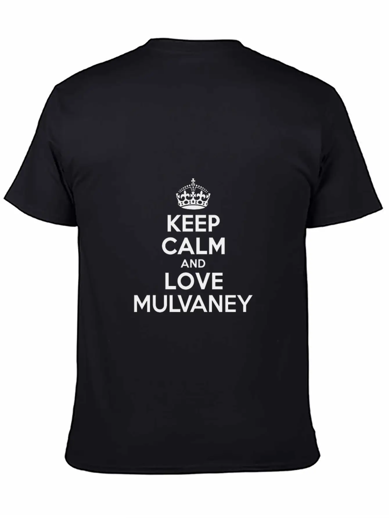 Keep Calm And Love Mulvaney Essential Cotton Tee For Daily Outfits ¨C Unisex Style