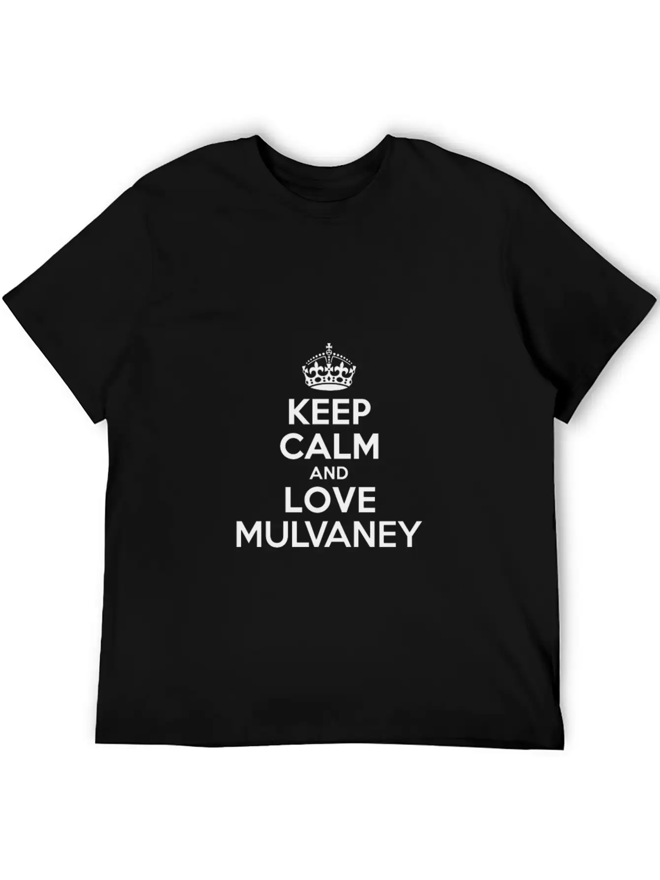 Keep Calm And Love Mulvaney Essential Cotton Tee For Daily Outfits ¨C Unisex Style