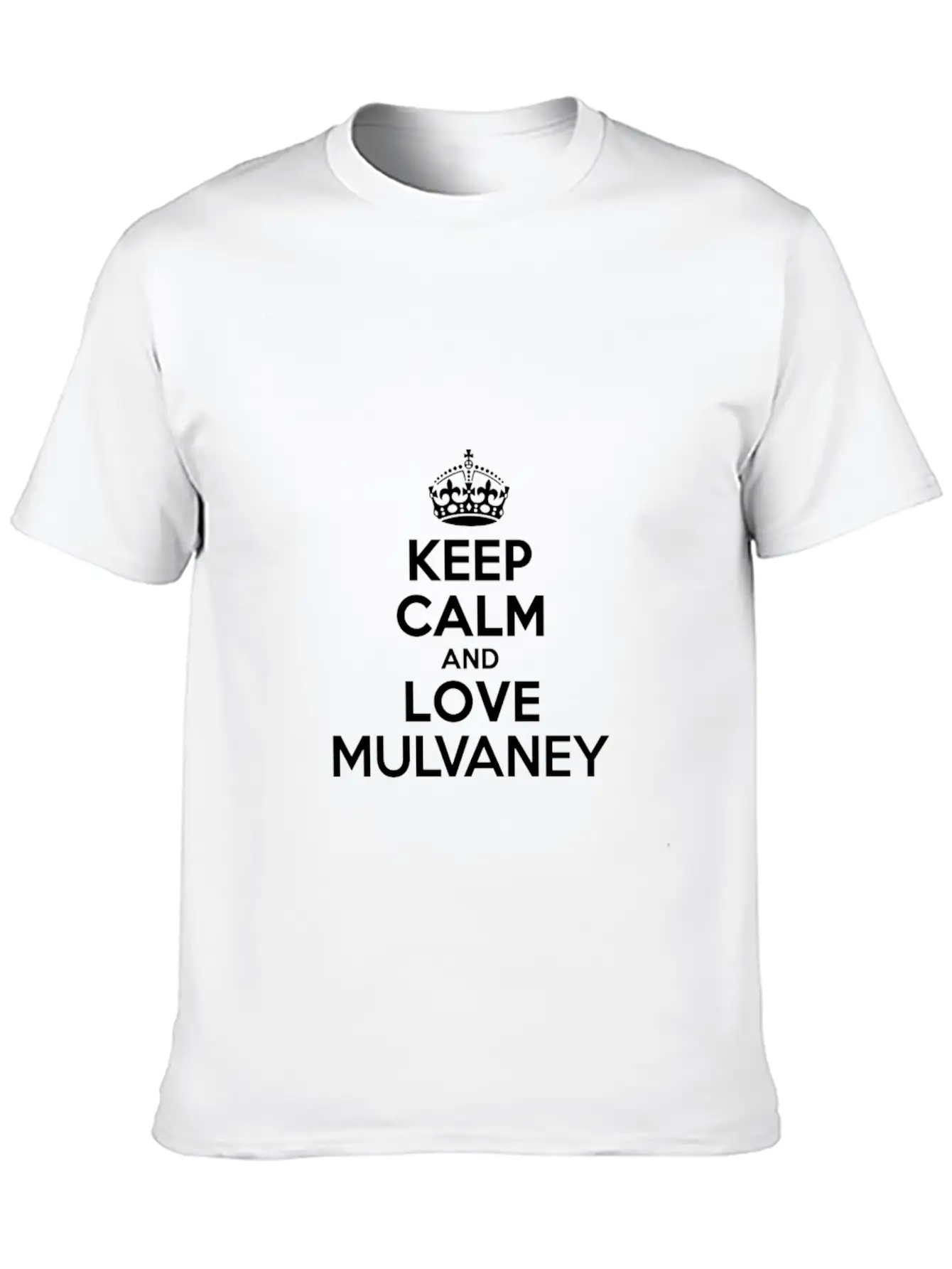 Keep Calm And Love Mulvaney Essential Cotton Tee For Daily Outfits ¨C Unisex Style