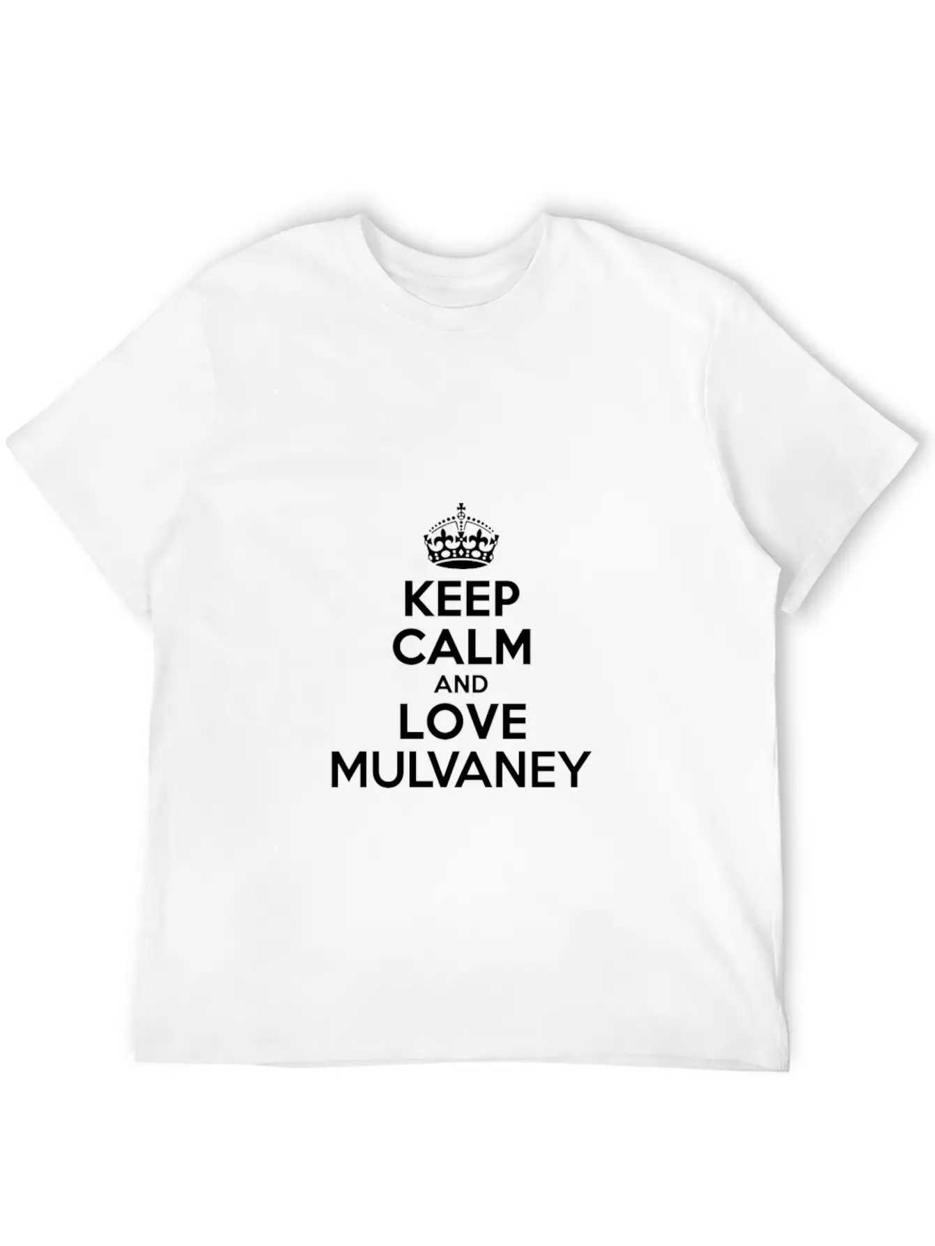 Keep Calm And Love Mulvaney Essential Cotton Tee For Daily Outfits ¨C Unisex Style