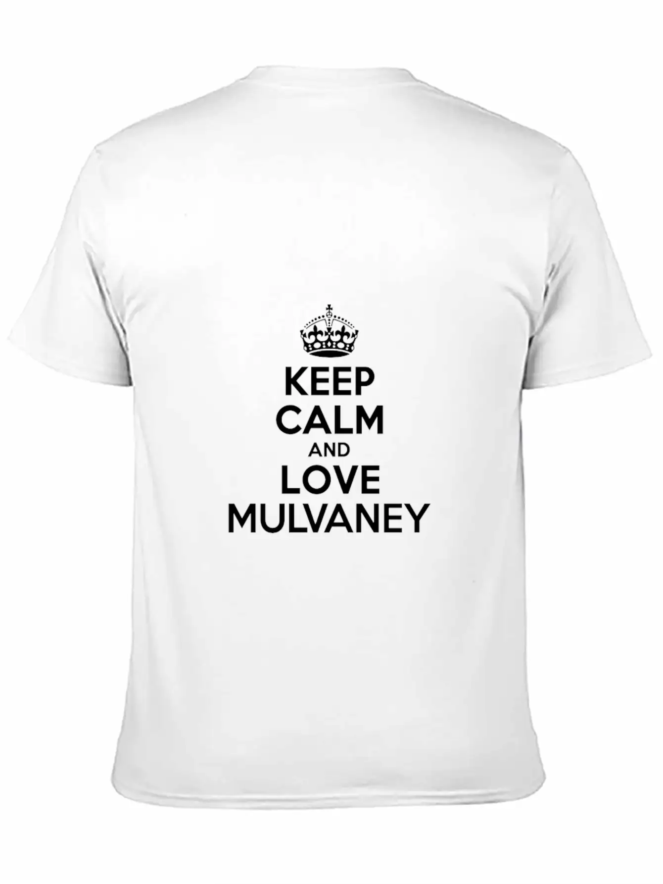 Keep Calm And Love Mulvaney Essential Cotton Tee For Daily Outfits ¨C Unisex Style