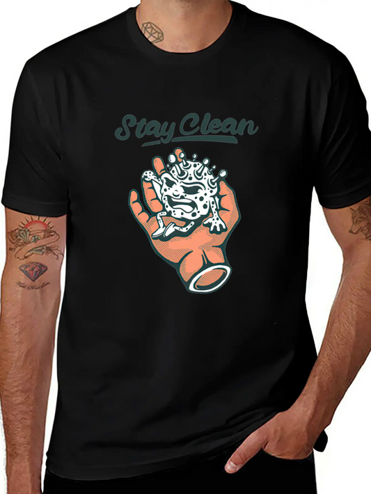 Keep Calm And Stay Clean Soft Cotton Short Sleeve Tee ¨C Unisex Wardrobe Staple
