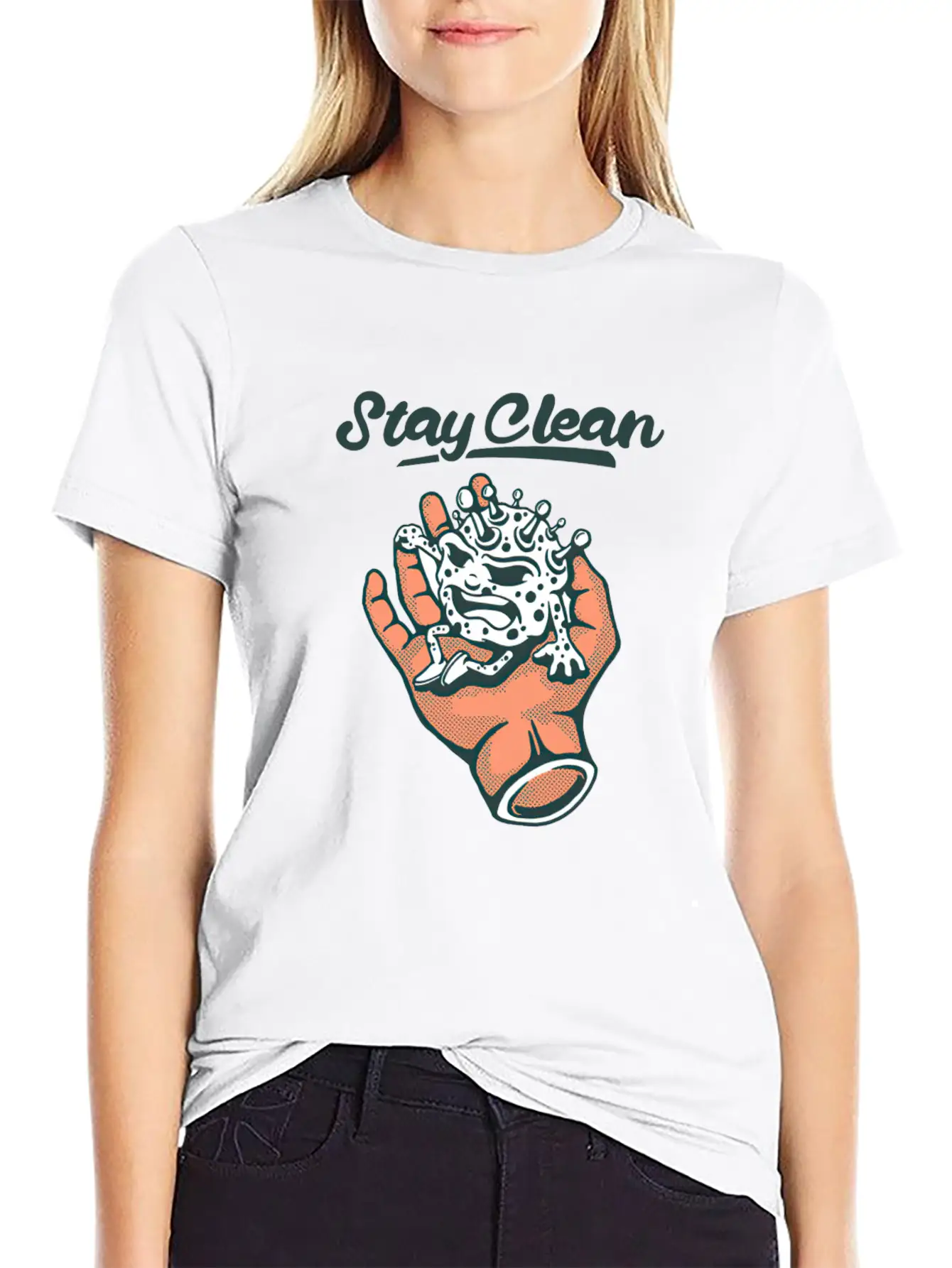 Keep Calm And Stay Clean Soft Cotton Short Sleeve Tee ¨C Unisex Wardrobe Staple