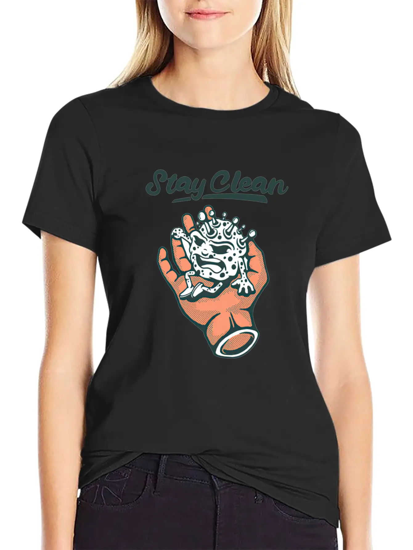 Keep Calm And Stay Clean Soft Cotton Short Sleeve Tee ¨C Unisex Wardrobe Staple