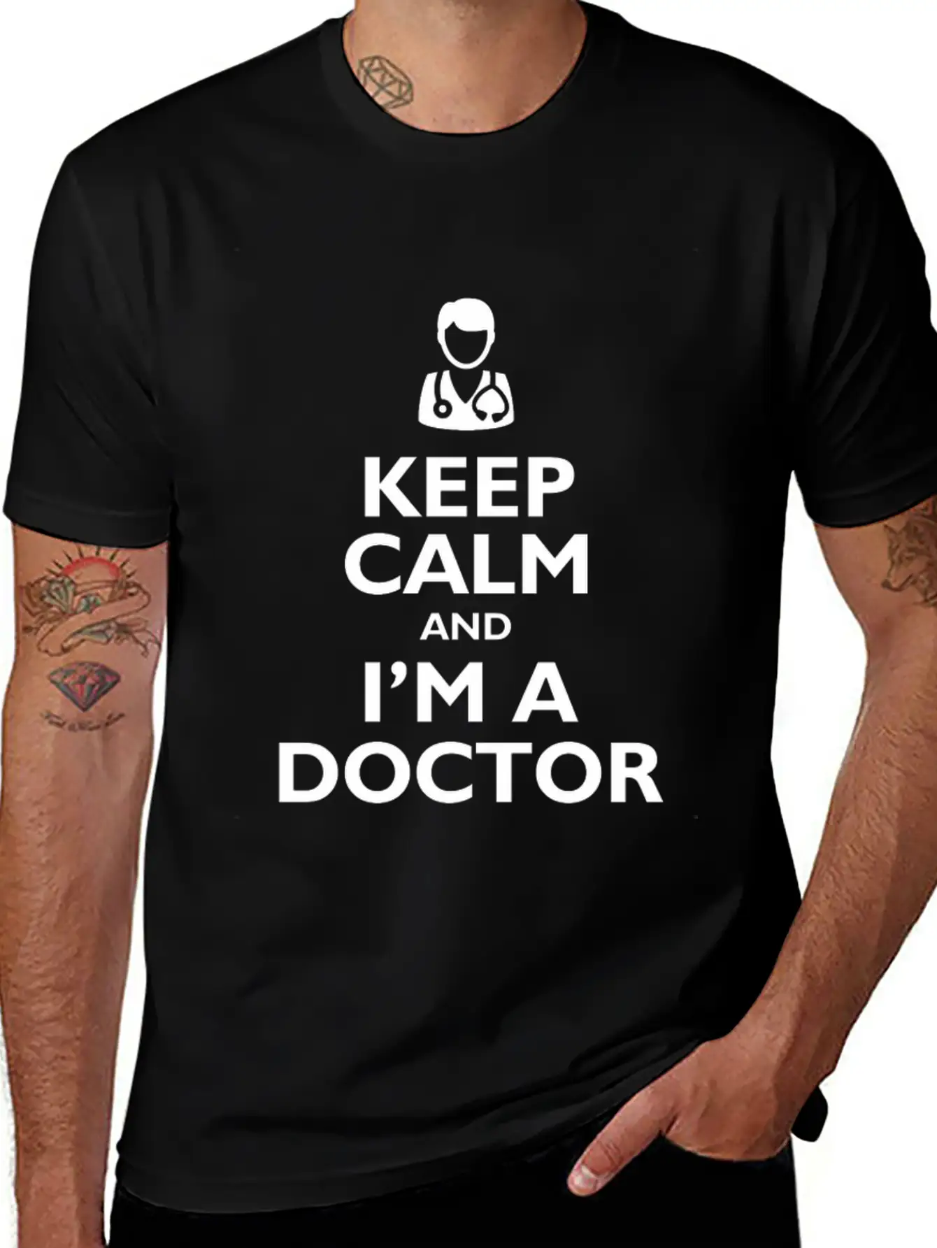 Keep Calm I'm Doctor Soft Cotton Short Sleeve Tee ¨C Unisex Wardrobe Staple