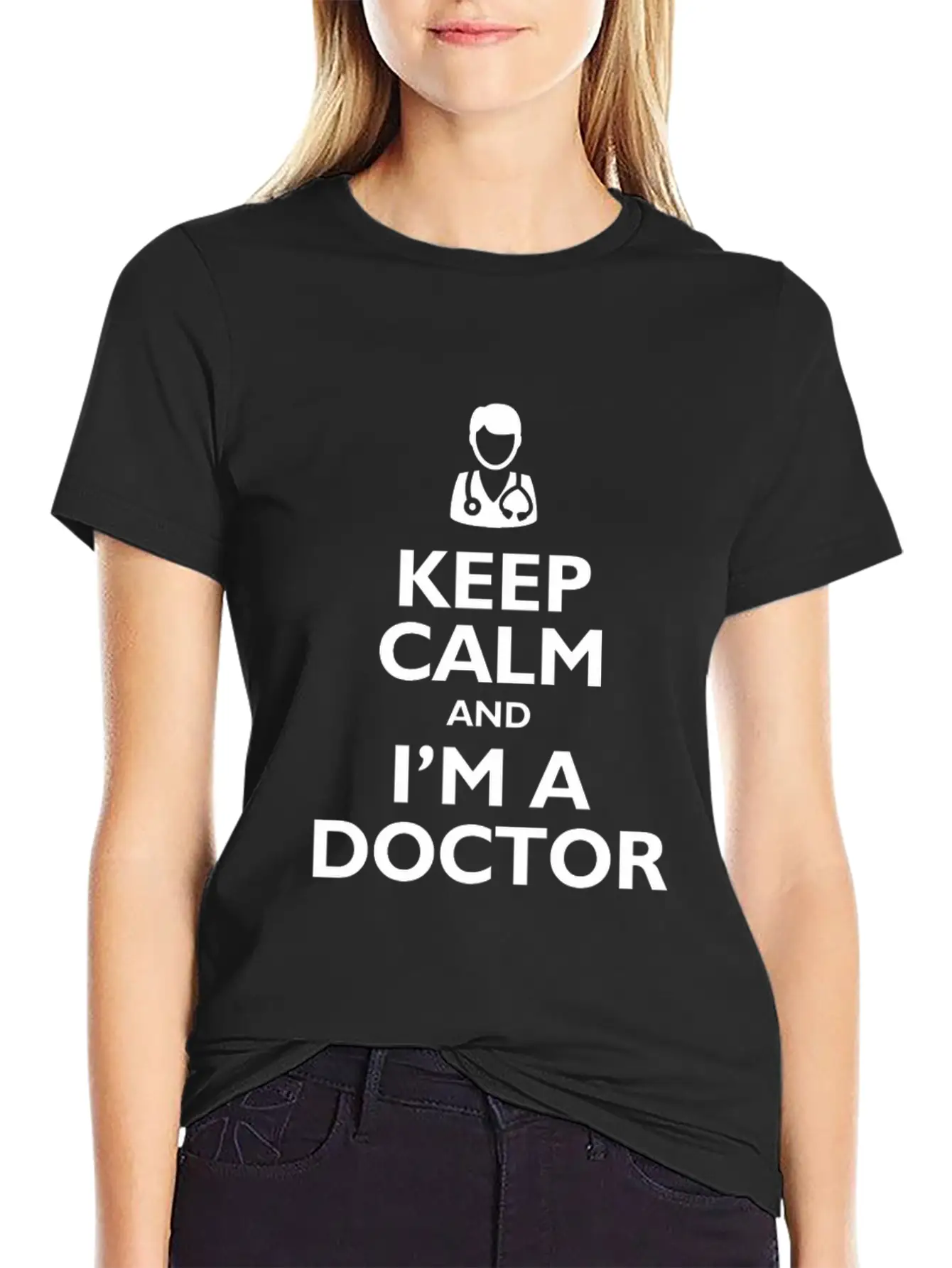 Keep Calm I'm Doctor Soft Cotton Short Sleeve Tee ¨C Unisex Wardrobe Staple