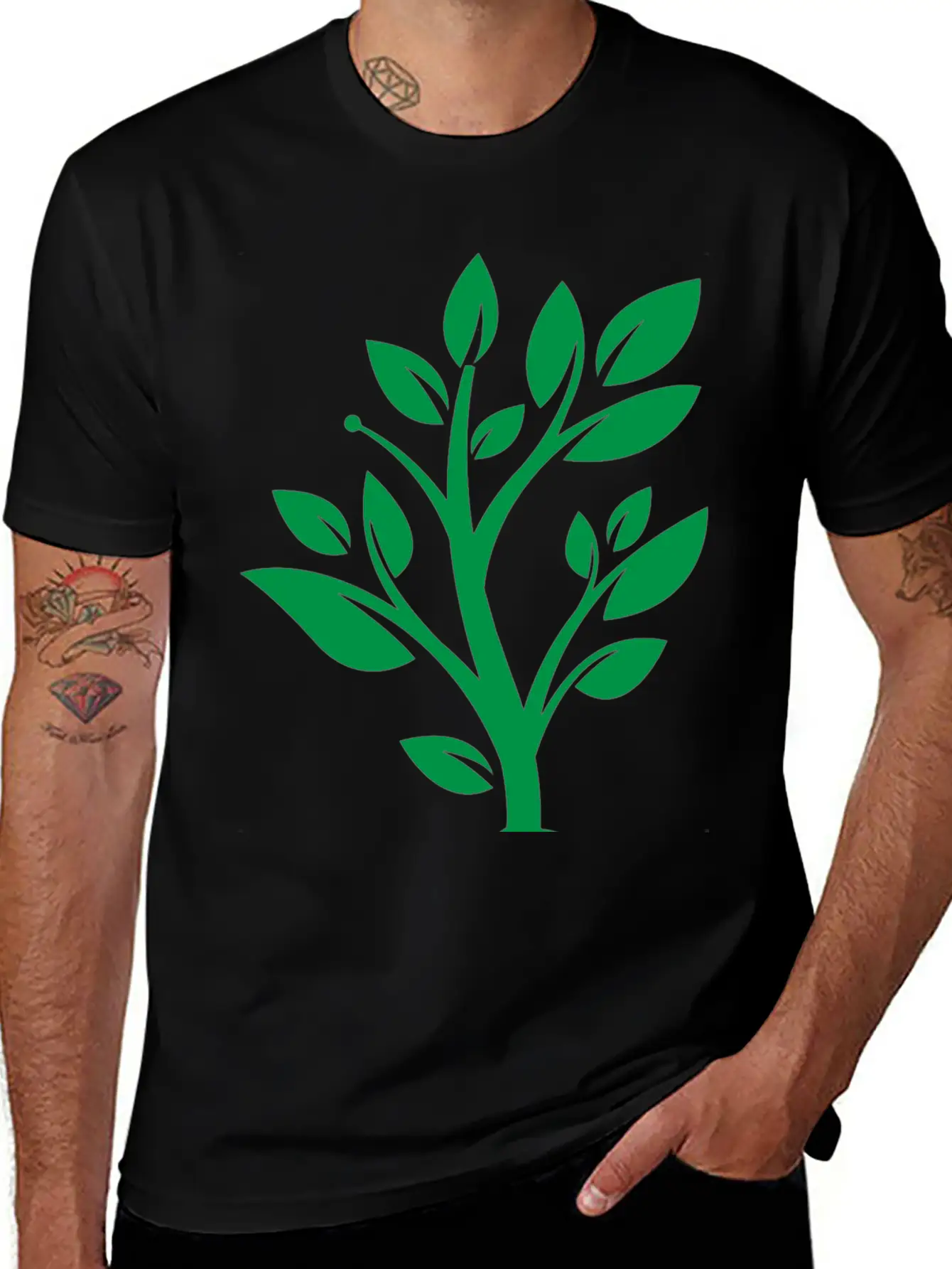Keep It Clean, Keep It Green Basic Graphic T-Shirt ¨C Daily Comfort In Soft Cotton