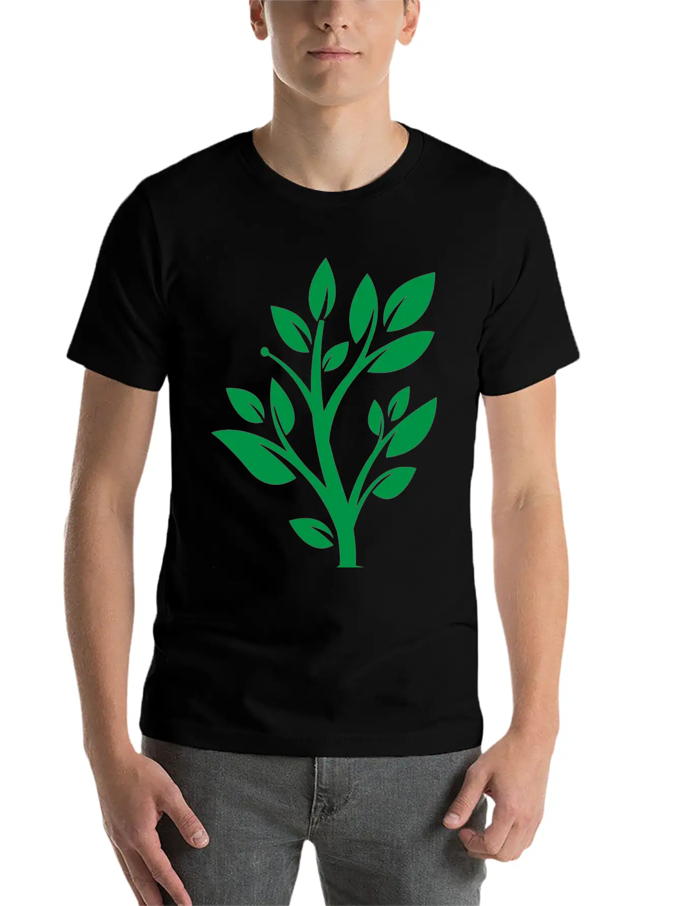 Keep It Clean, Keep It Green Basic Graphic T-Shirt ¨C Daily Comfort In Soft Cotton