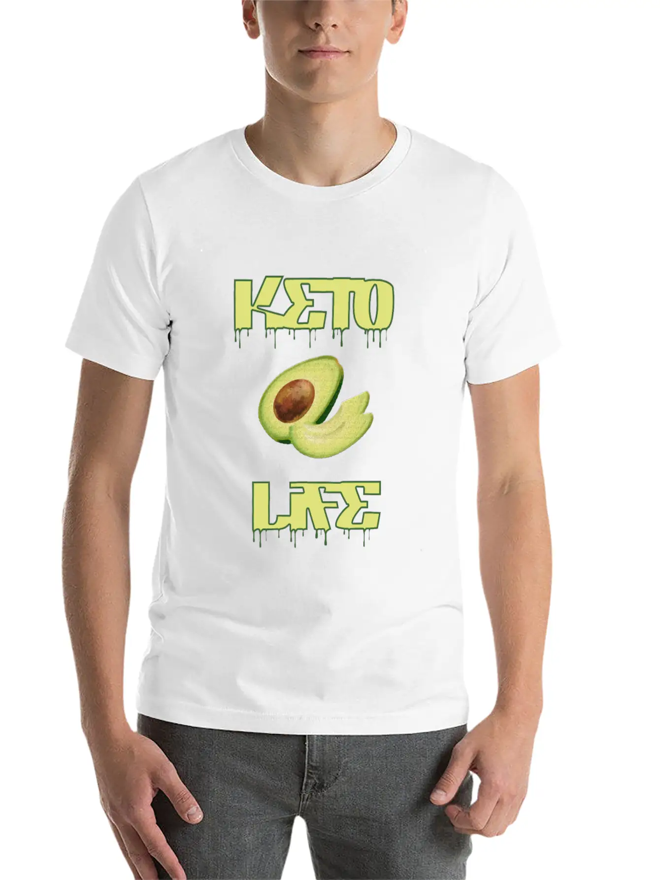 KETO Life Happy Soft Cotton Short Sleeve Tee ¨C Unisex Wardrobe Staple