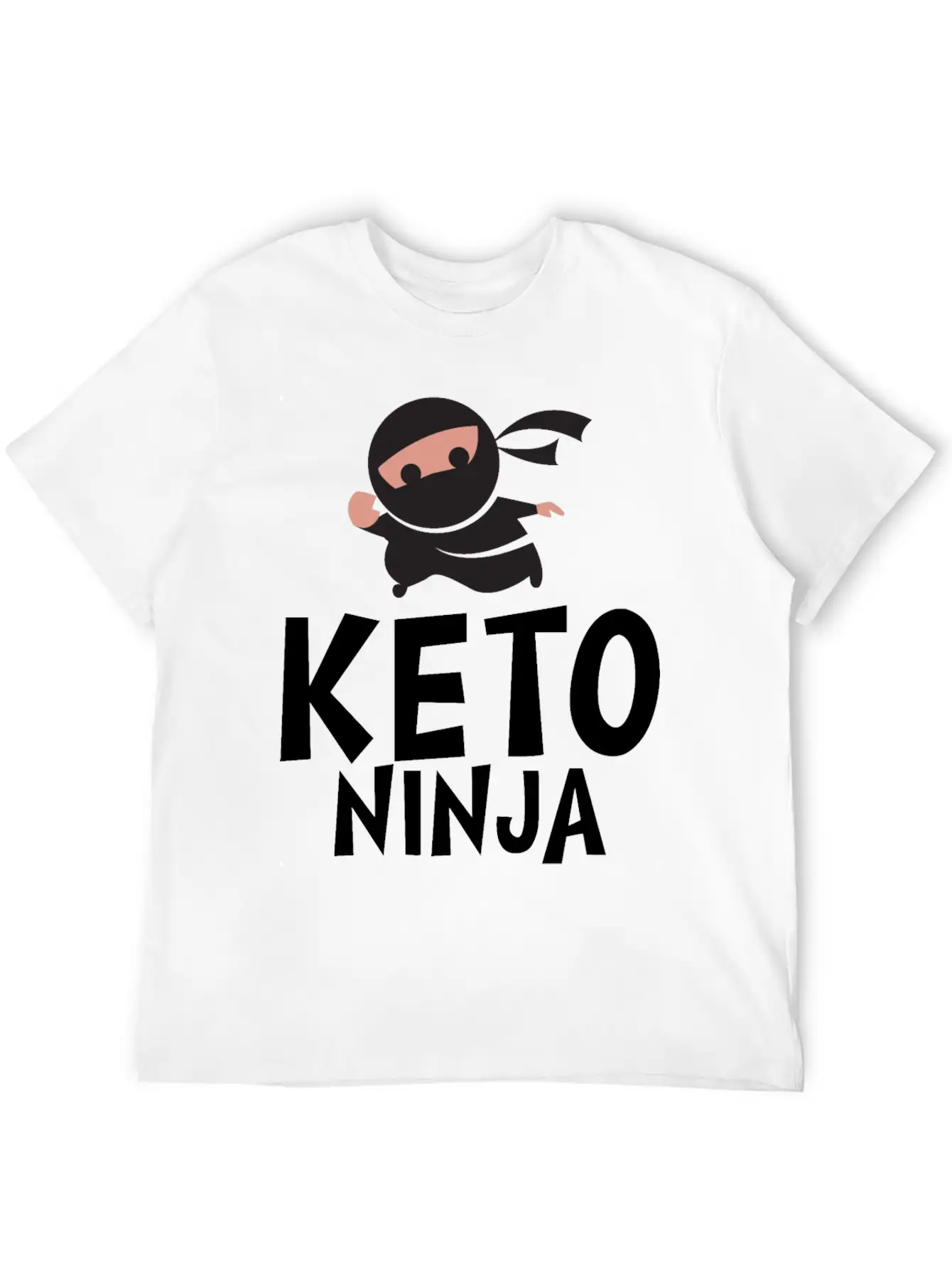 Keto Ninja Basic Graphic T-Shirt ¨C Daily Comfort In Soft Cotton