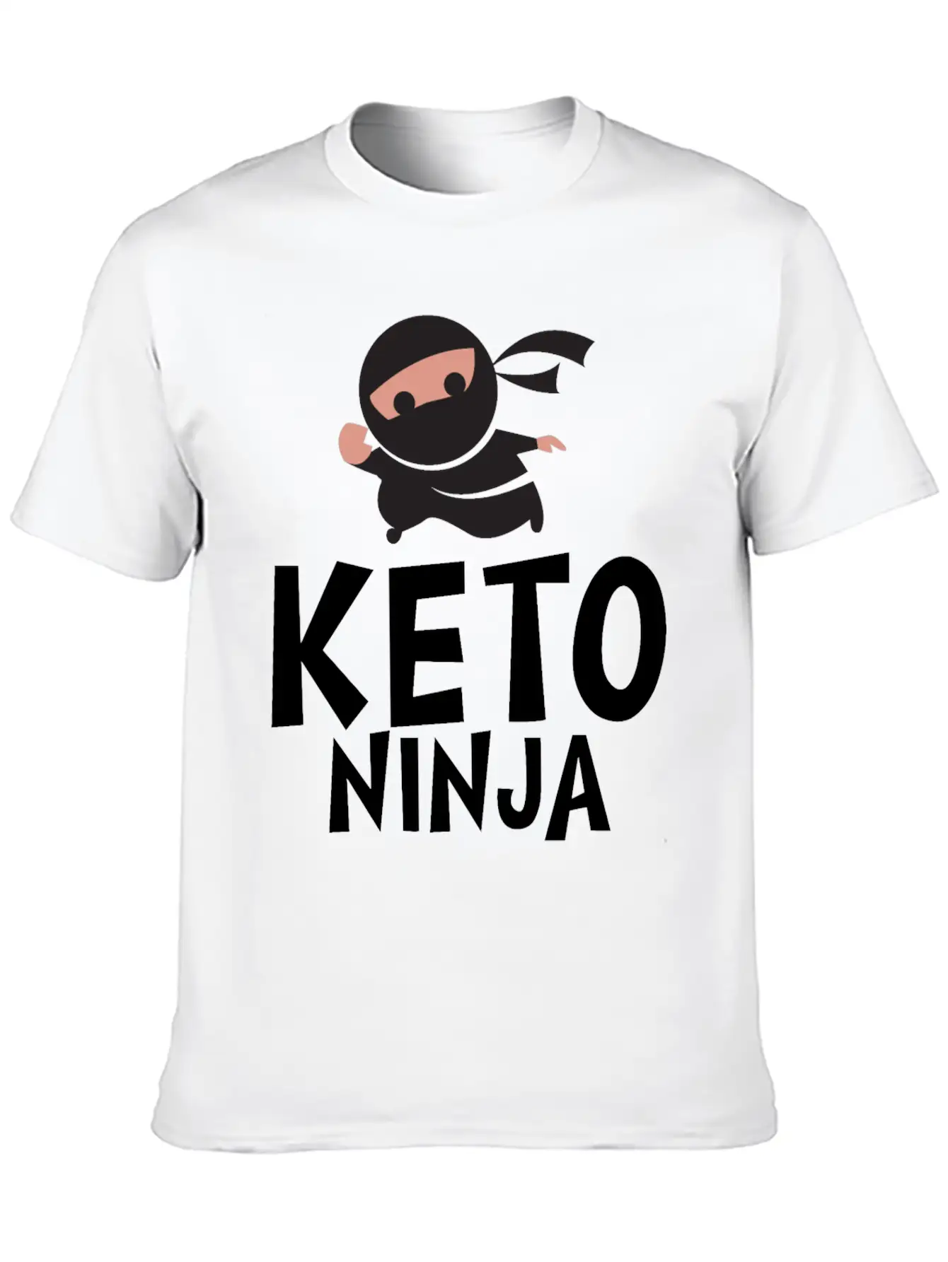 Keto Ninja Basic Graphic T-Shirt ¨C Daily Comfort In Soft Cotton