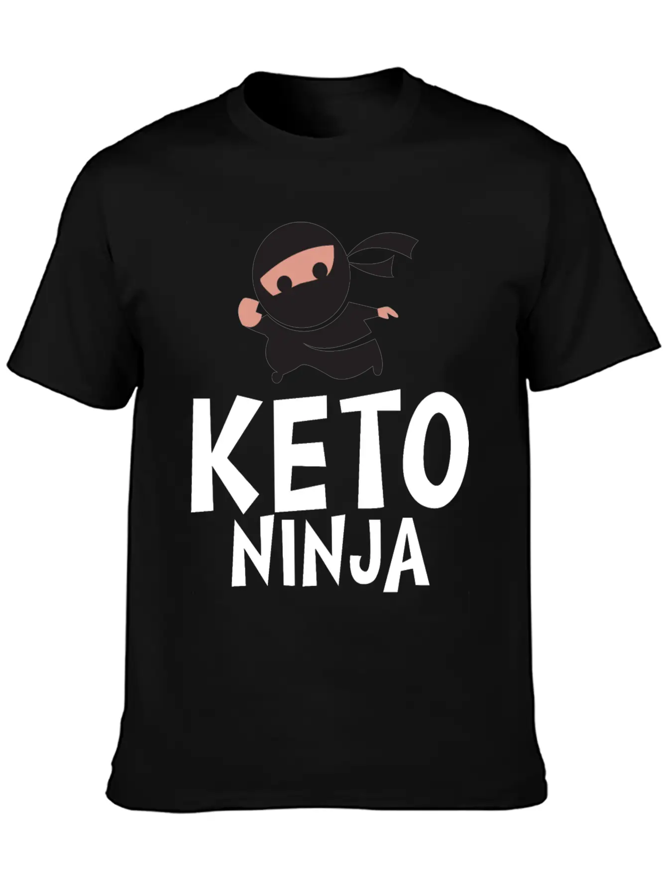 Keto Ninja Basic Graphic T-Shirt ¨C Daily Comfort In Soft Cotton
