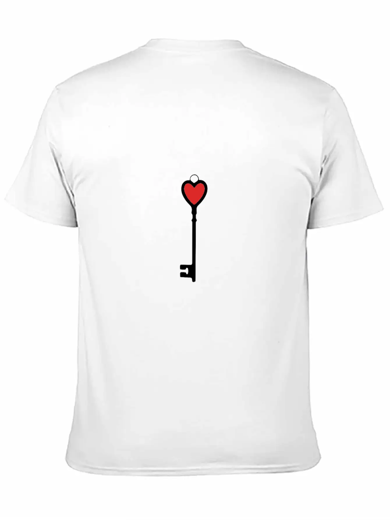 Key To The Heart Soft Cotton Short Sleeve Tee ¨C Unisex Wardrobe Staple