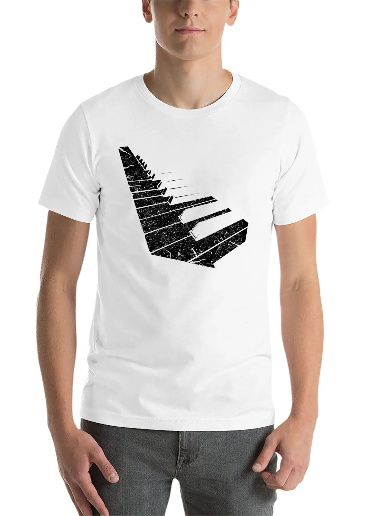 Keyboard Pianist Funny Musician Piano Music Basic Graphic T-Shirt ¨C Daily Comfort In Soft Cotton