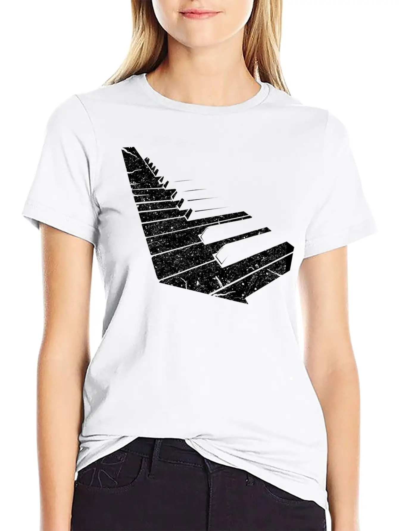 Keyboard Pianist Funny Musician Piano Music Basic Graphic T-Shirt ¨C Daily Comfort In Soft Cotton