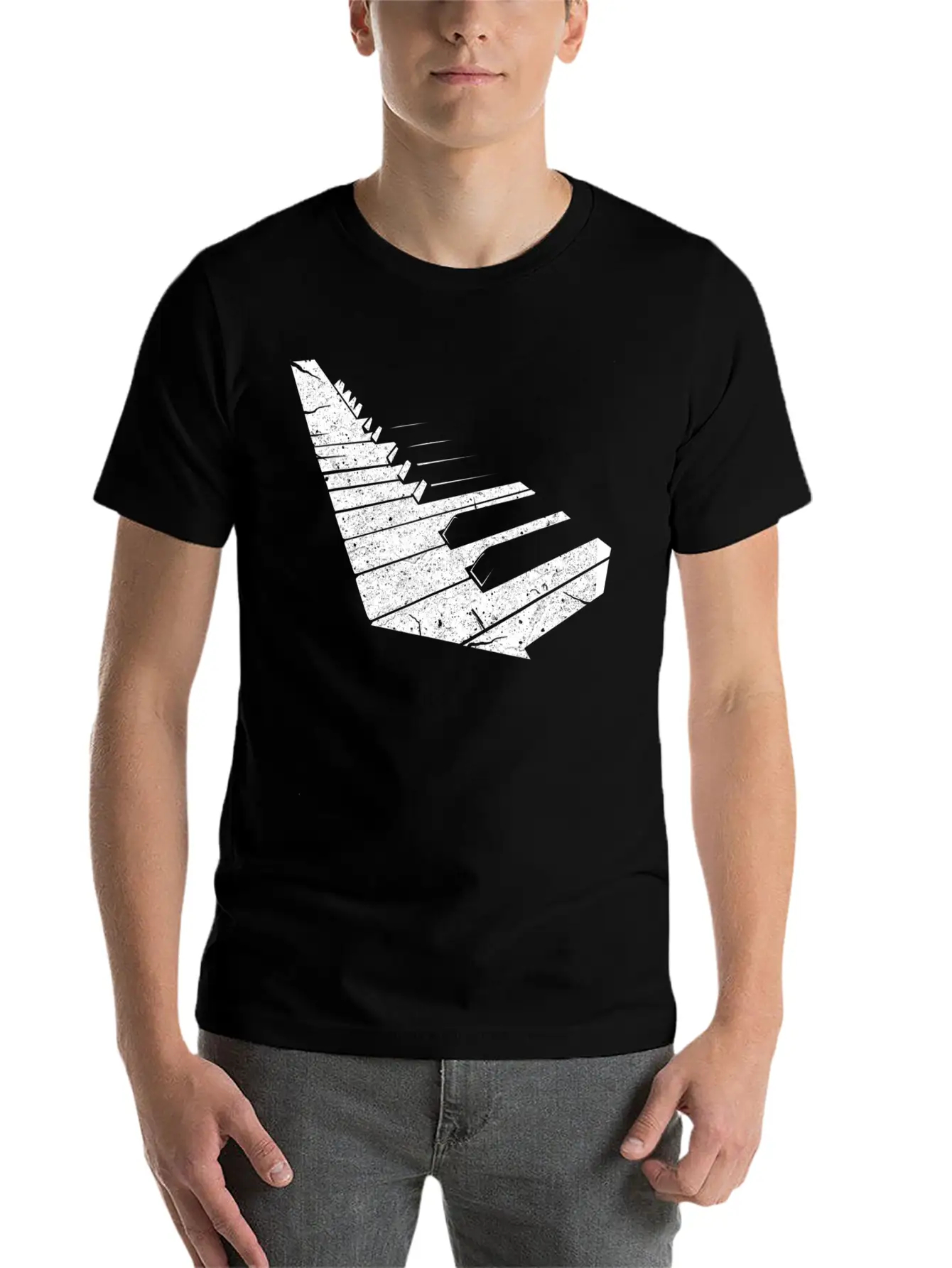 Keyboard Pianist Funny Musician Piano Music Basic Graphic T-Shirt ¨C Daily Comfort In Soft Cotton