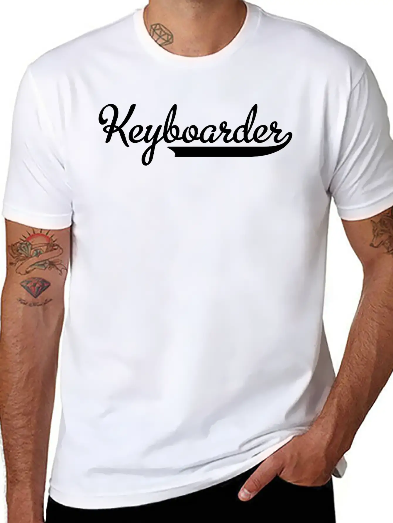 Keyboard Soft Cotton Short Sleeve Tee ¨C Unisex Wardrobe Staple