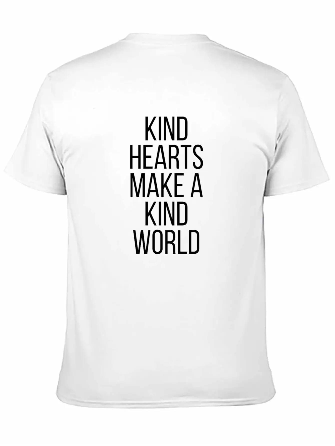 Kind Hearts Make A Kind World Essential Cotton Tee For Daily Outfits ¨C Unisex Style