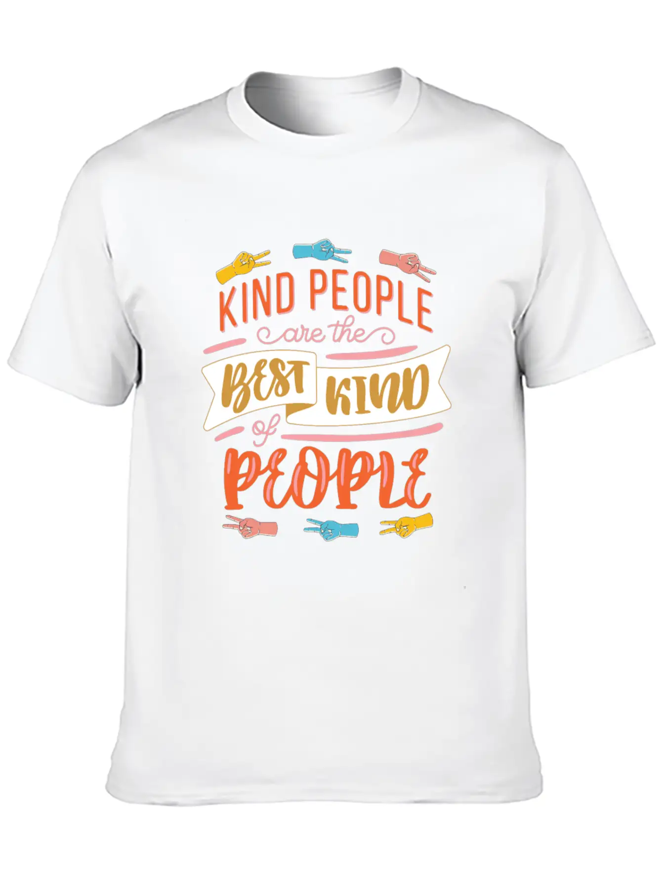 Kind People Care The Best Kind Of People Kindness Basic Graphic T-Shirt ¨C Daily Comfort In Soft Cotton
