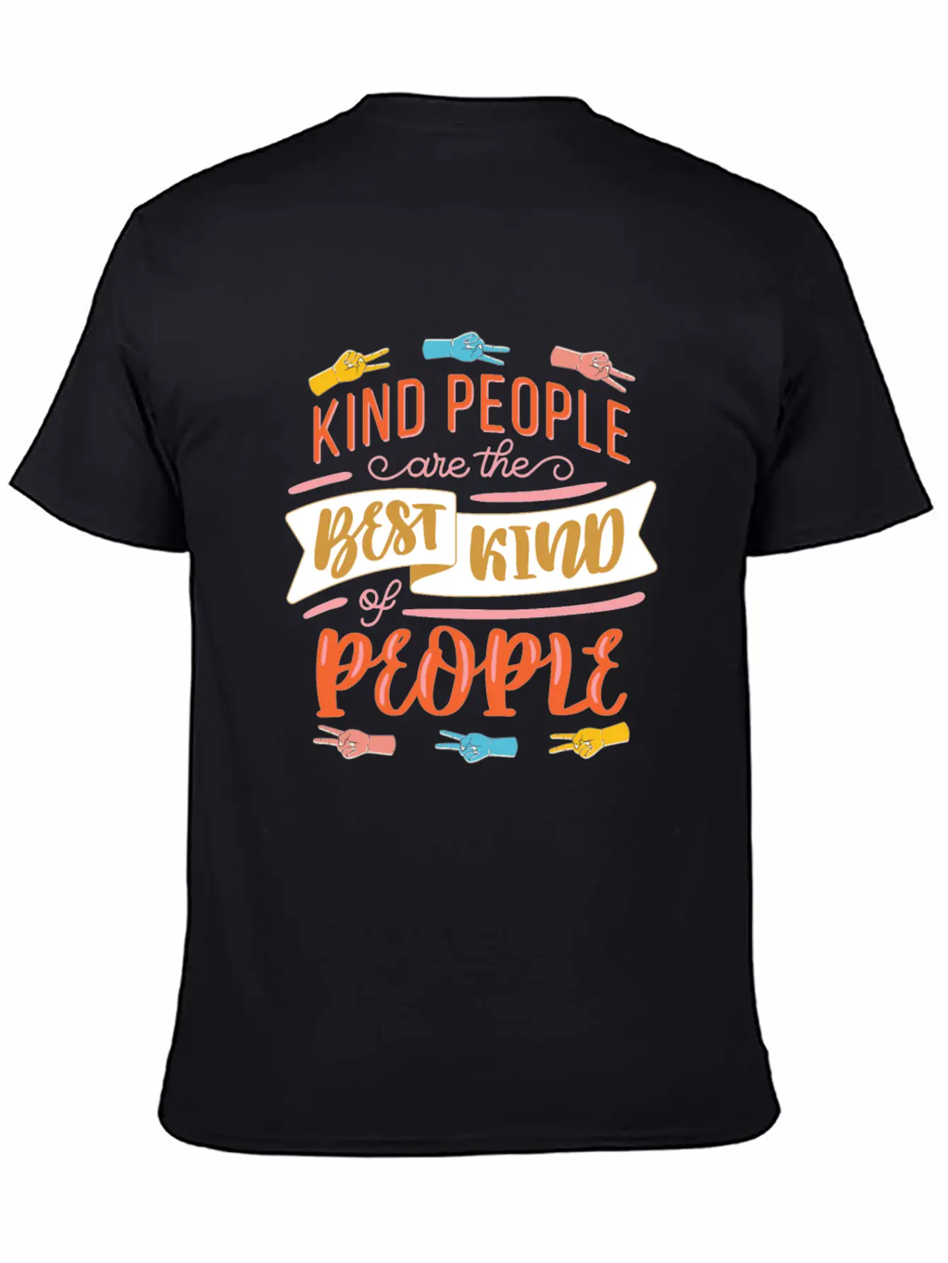 Kind People Care The Best Kind Of People Kindness Basic Graphic T-Shirt ¨C Daily Comfort In Soft Cotton