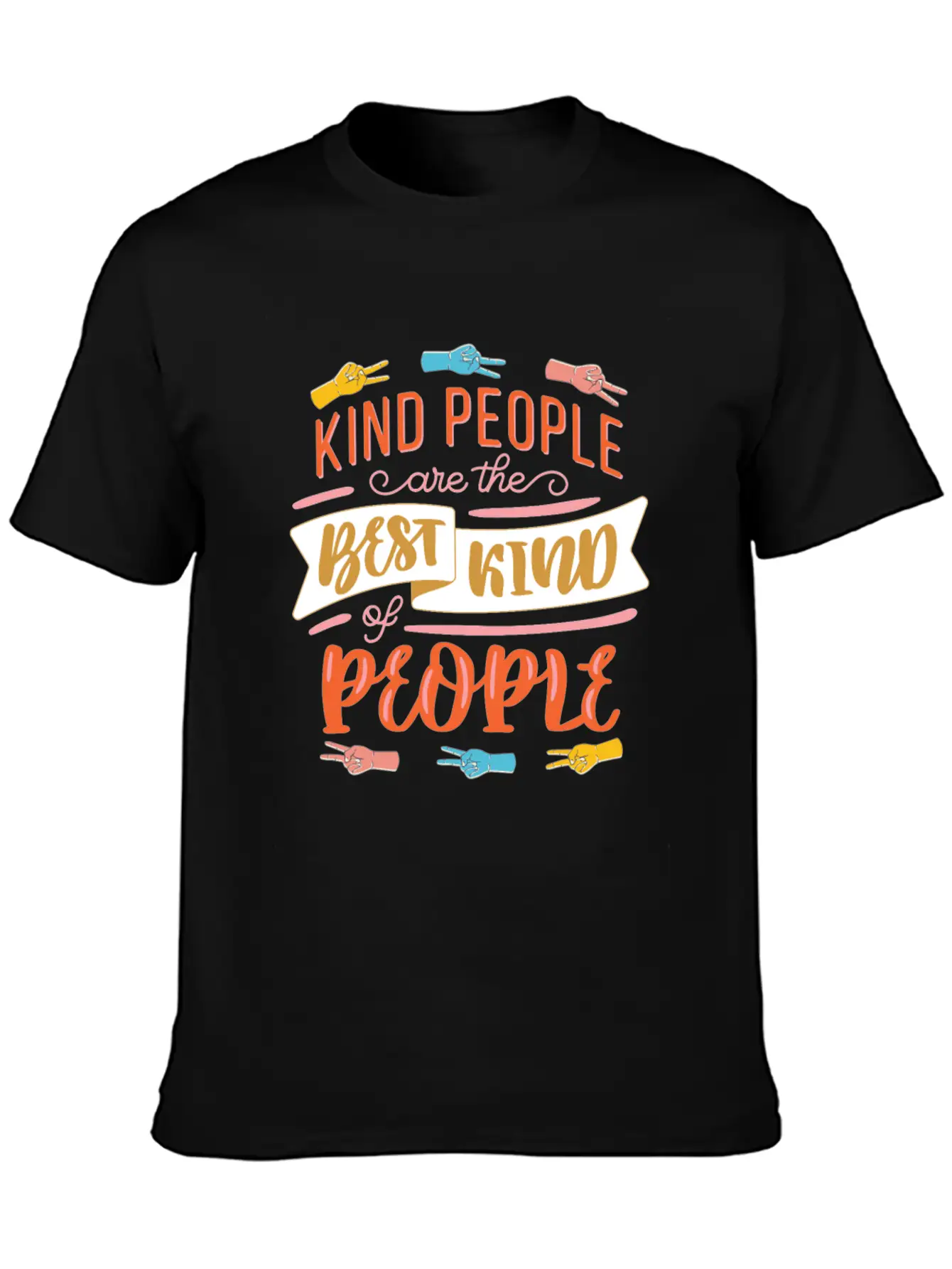 Kind People Care The Best Kind Of People Kindness Basic Graphic T-Shirt ¨C Daily Comfort In Soft Cotton
