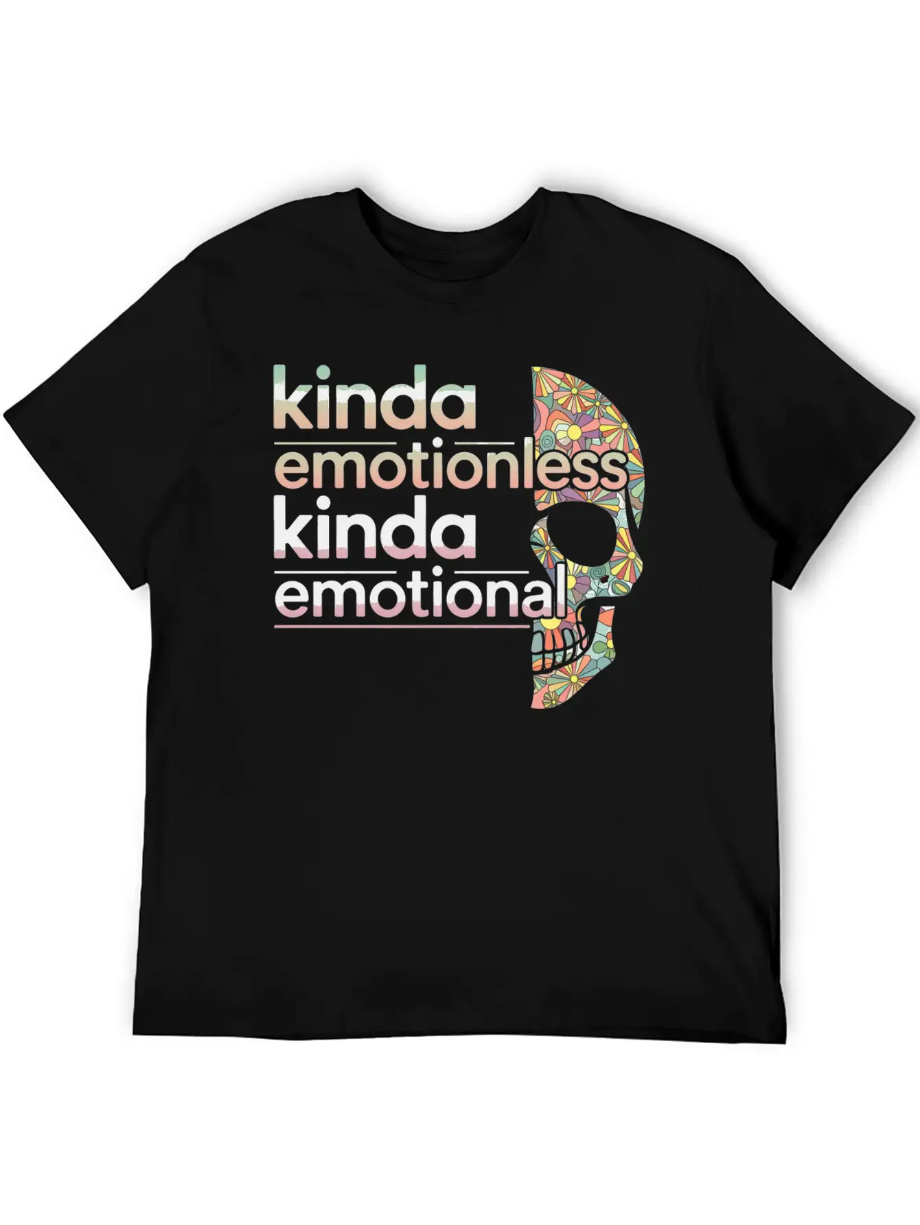 Kinda Emotionless Kinda Emotional 6 Soft Cotton Short Sleeve Tee ¨C Unisex Wardrobe Staple