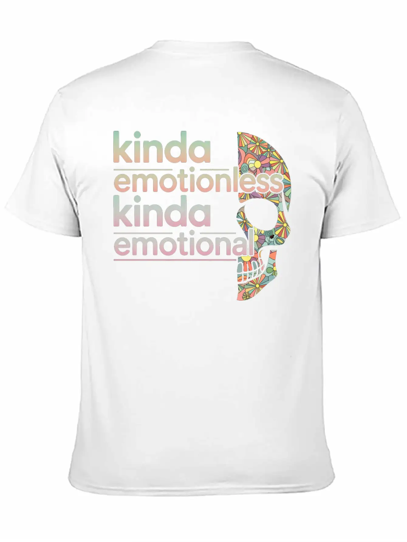 Kinda Emotionless Kinda Emotional 6 Soft Cotton Short Sleeve Tee ¨C Unisex Wardrobe Staple