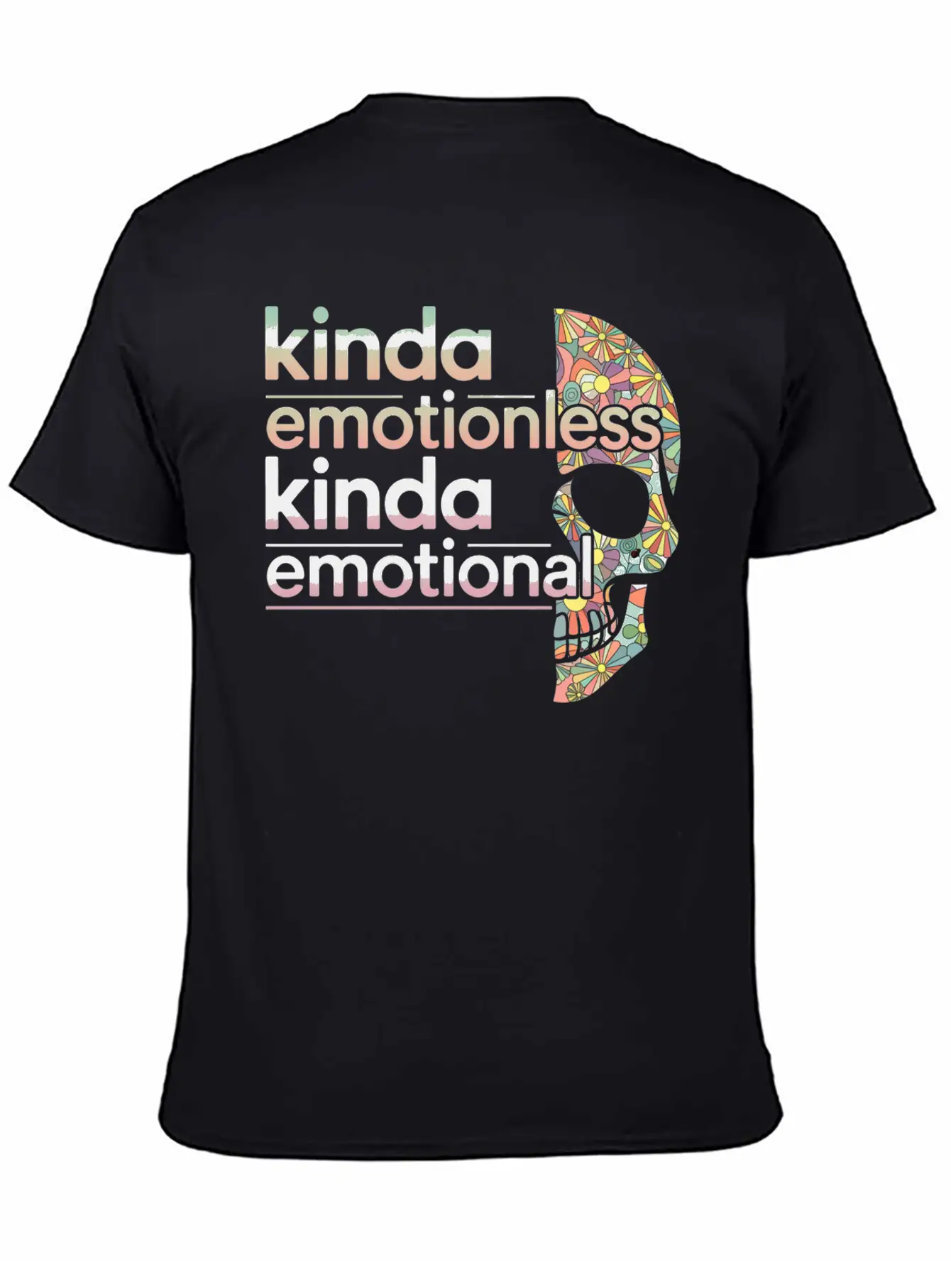 Kinda Emotionless Kinda Emotional 6 Soft Cotton Short Sleeve Tee ¨C Unisex Wardrobe Staple