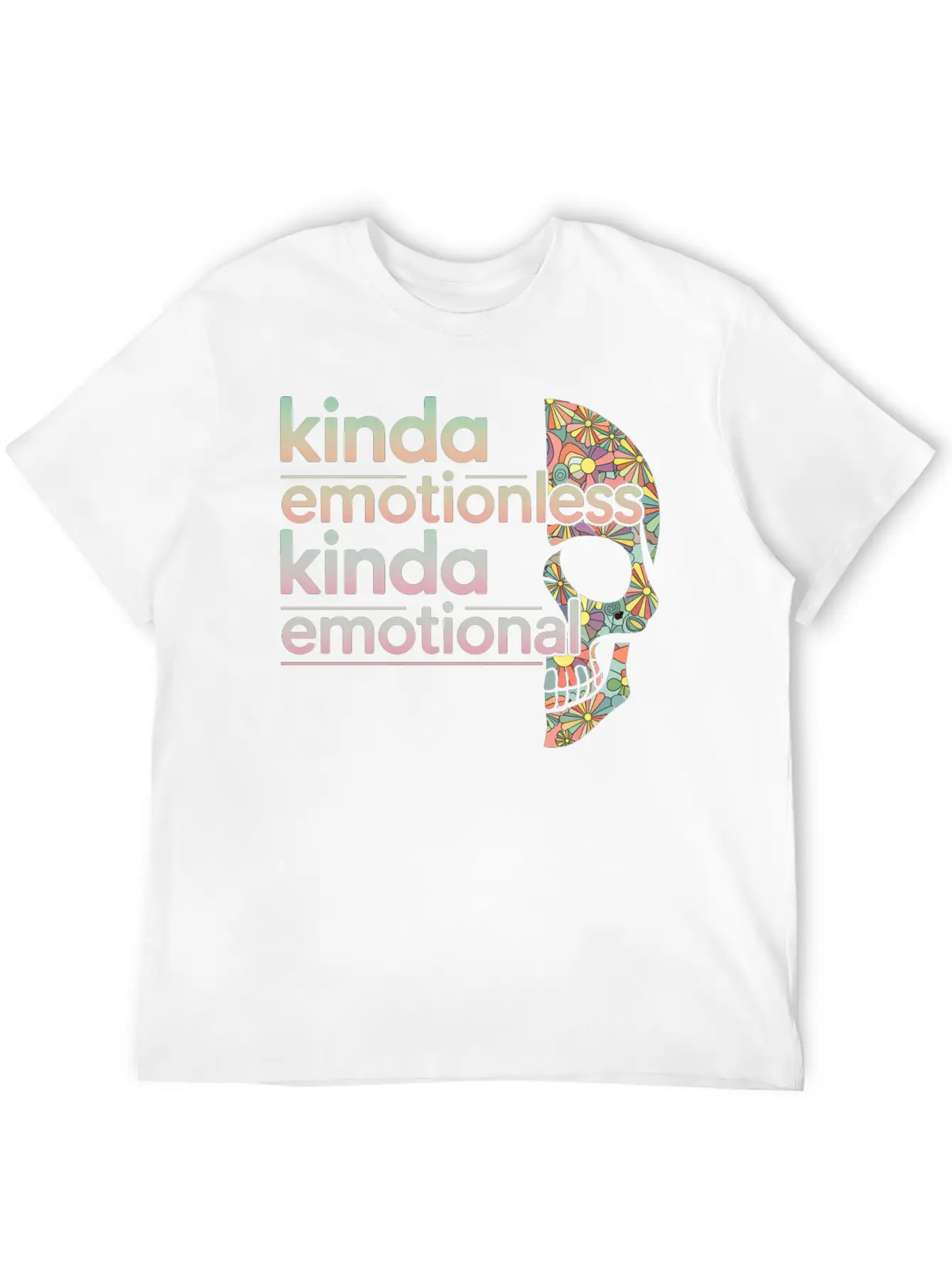 Kinda Emotionless Kinda Emotional 6 Soft Cotton Short Sleeve Tee ¨C Unisex Wardrobe Staple