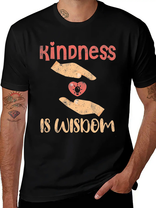 Kindness Is Wisdom, Be Kind Soft Cotton Short Sleeve Tee ¨C Unisex Wardrobe Staple