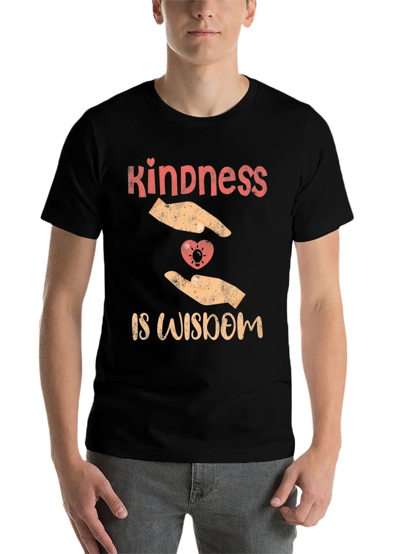 Kindness Is Wisdom, Be Kind Soft Cotton Short Sleeve Tee ¨C Unisex Wardrobe Staple