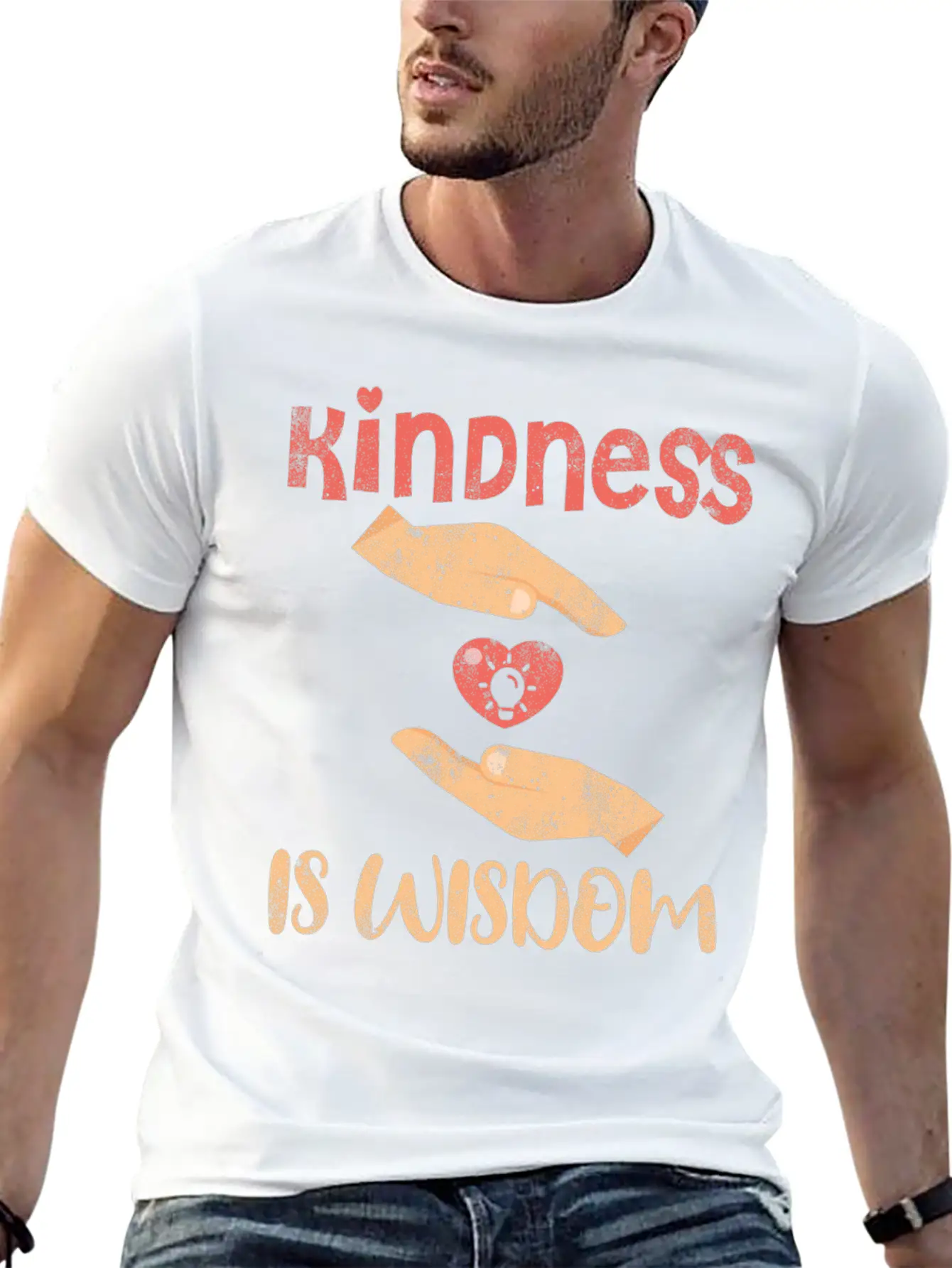Kindness Is Wisdom, Be Kind Soft Cotton Short Sleeve Tee ¨C Unisex Wardrobe Staple