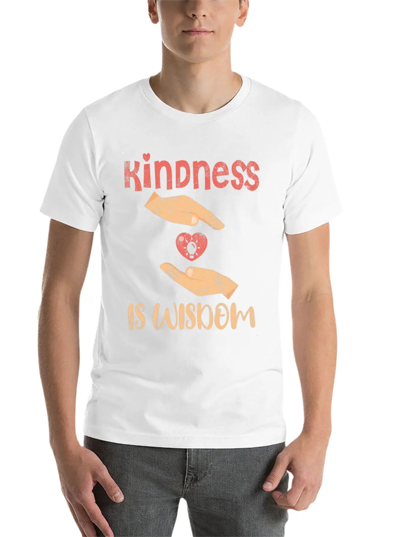 Kindness Is Wisdom, Be Kind Soft Cotton Short Sleeve Tee ¨C Unisex Wardrobe Staple