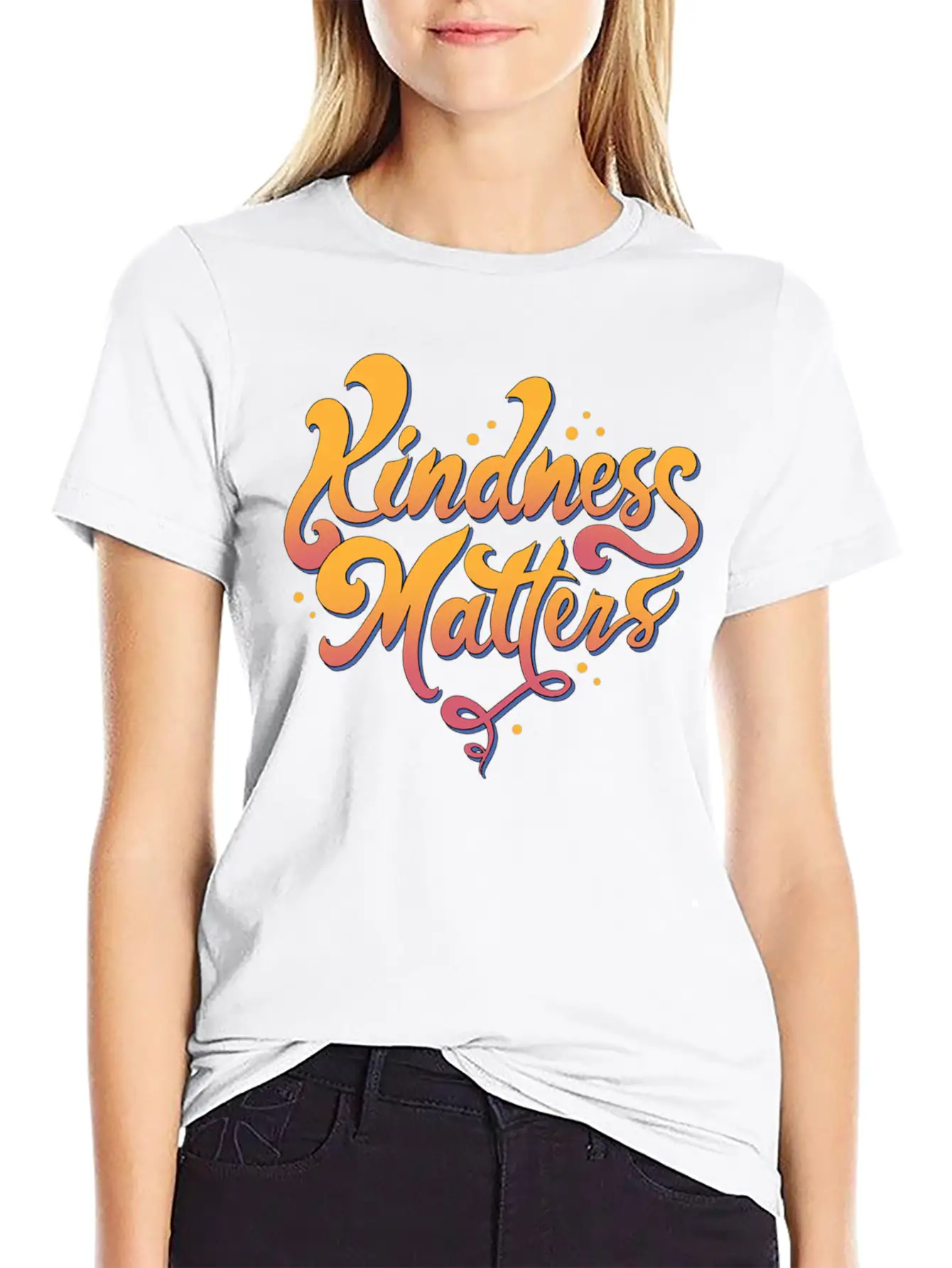 Kindness Matters Essential Cotton Tee For Daily Outfits ¨C Unisex Style
