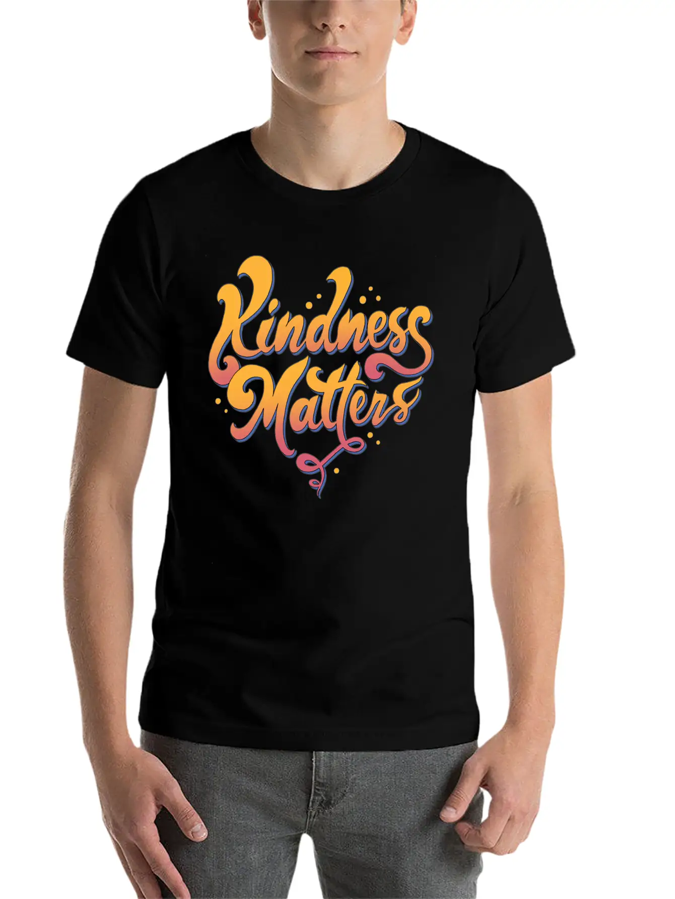 Kindness Matters Essential Cotton Tee For Daily Outfits ¨C Unisex Style