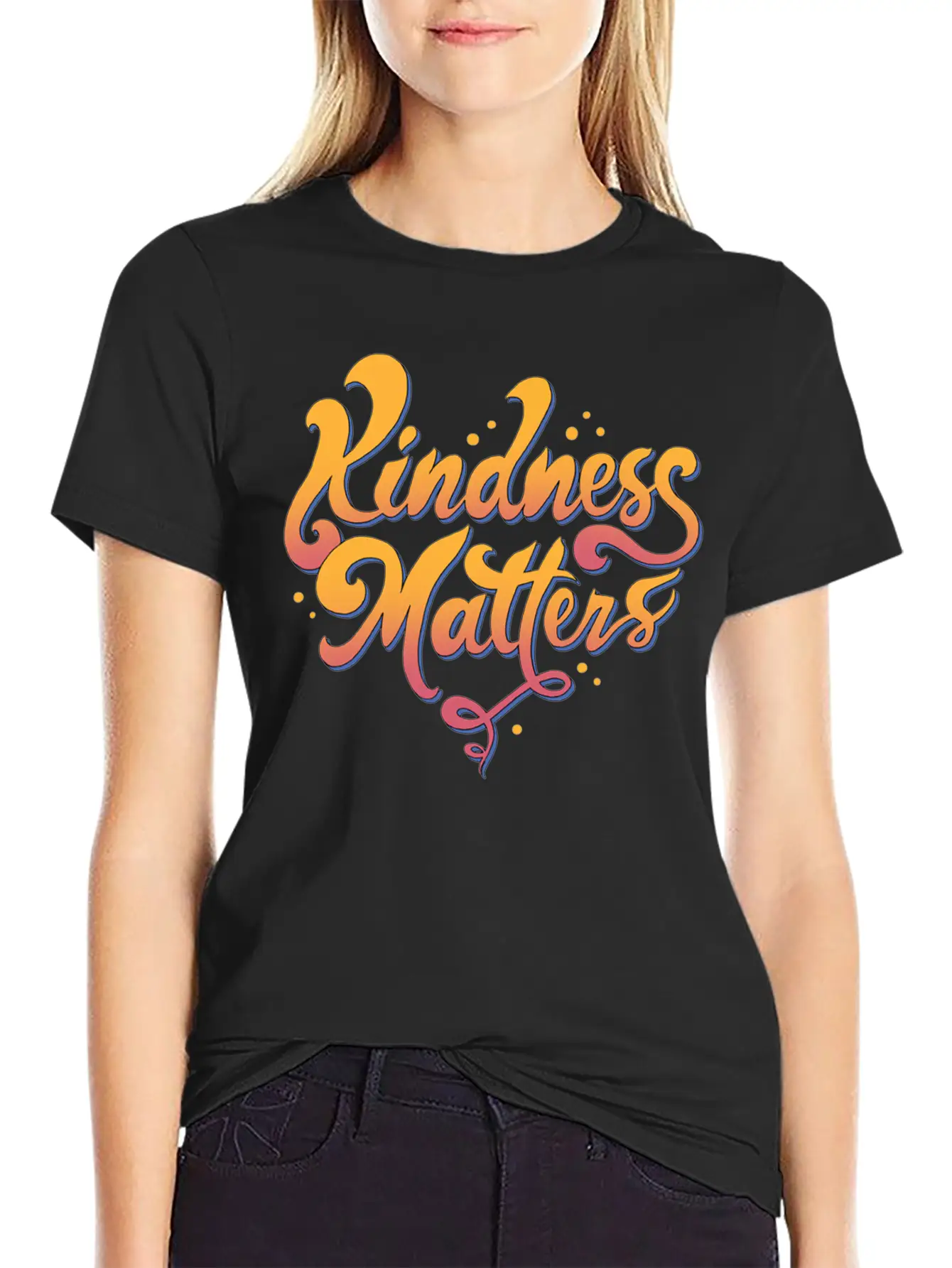 Kindness Matters Essential Cotton Tee For Daily Outfits ¨C Unisex Style