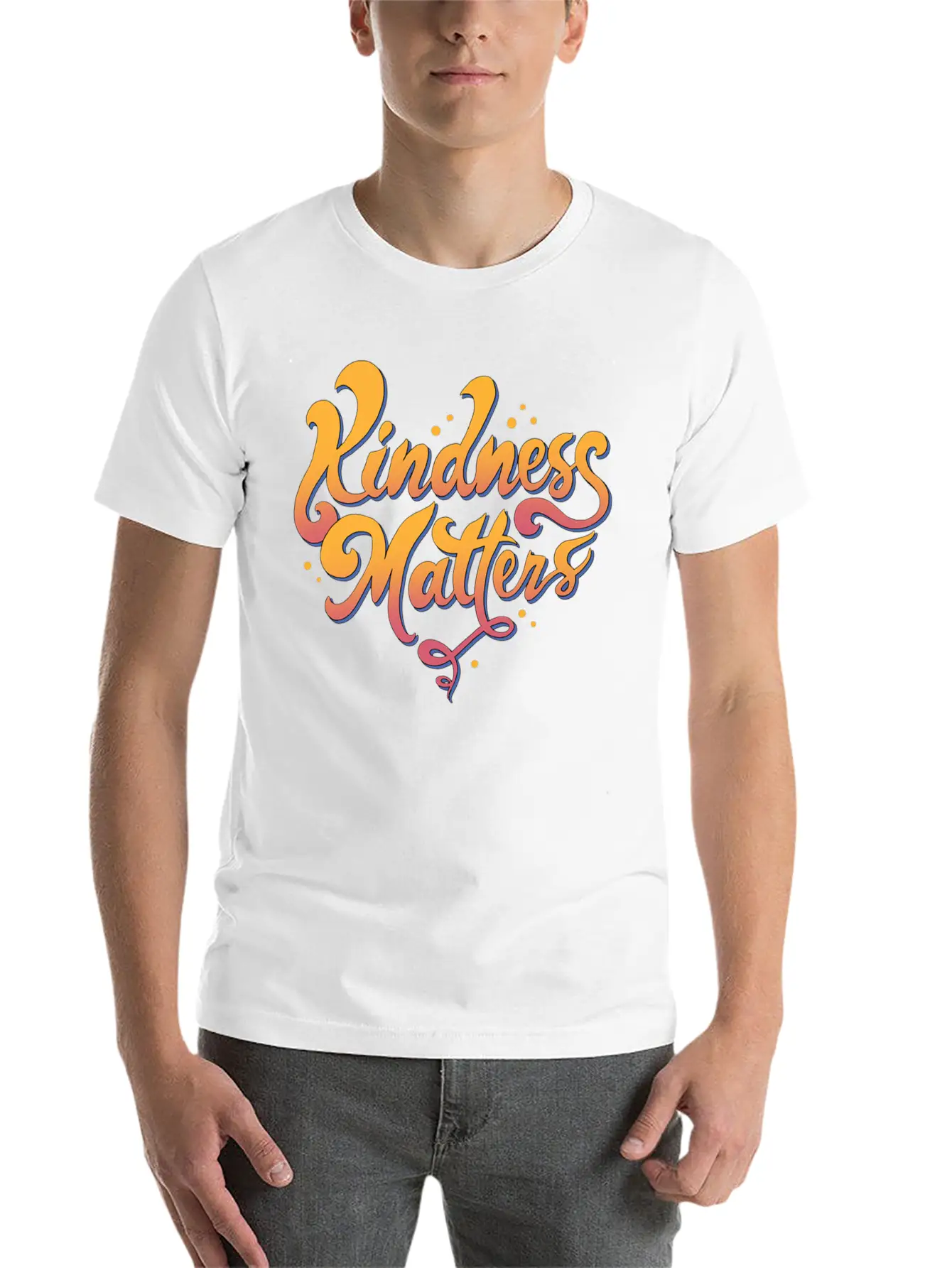 Kindness Matters Essential Cotton Tee For Daily Outfits ¨C Unisex Style